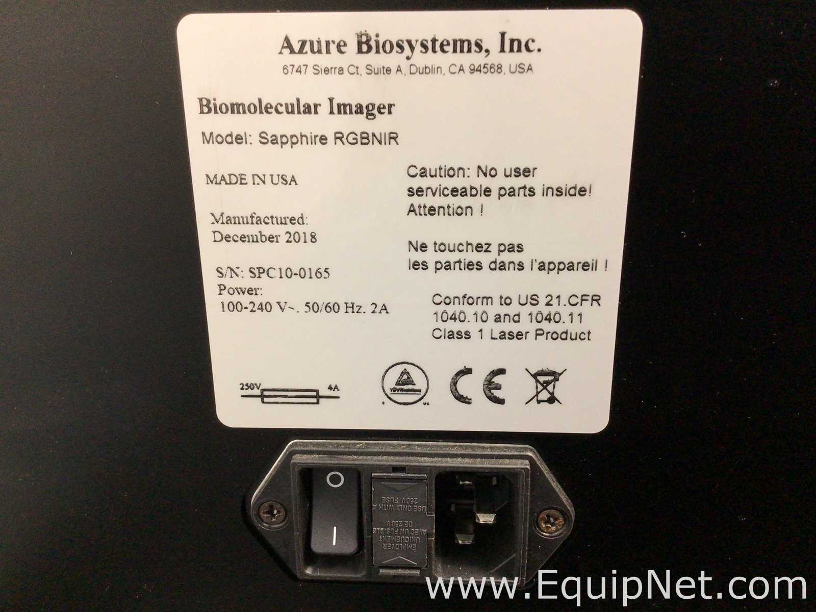 Generador de Imágenes Azure Biosystems Sapphire RGBNIR