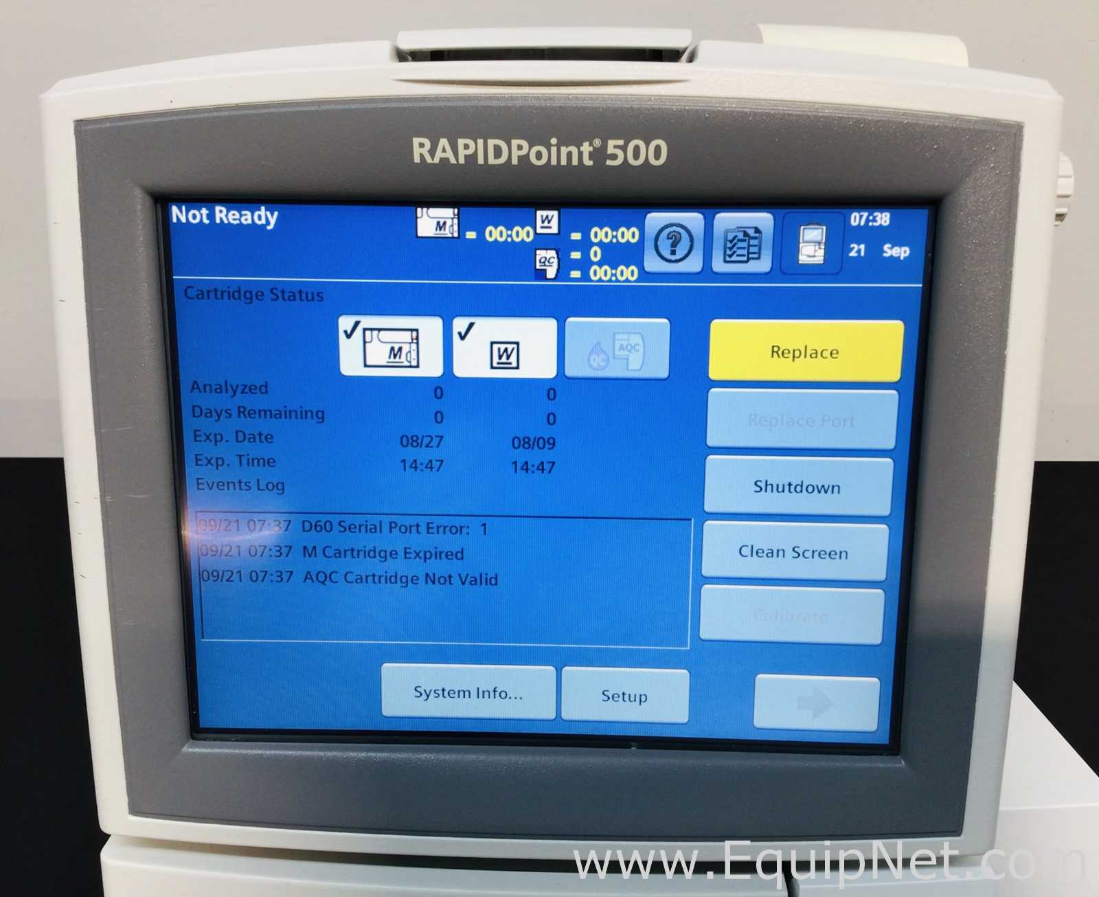 Analizador Siemens RapidPoint 500