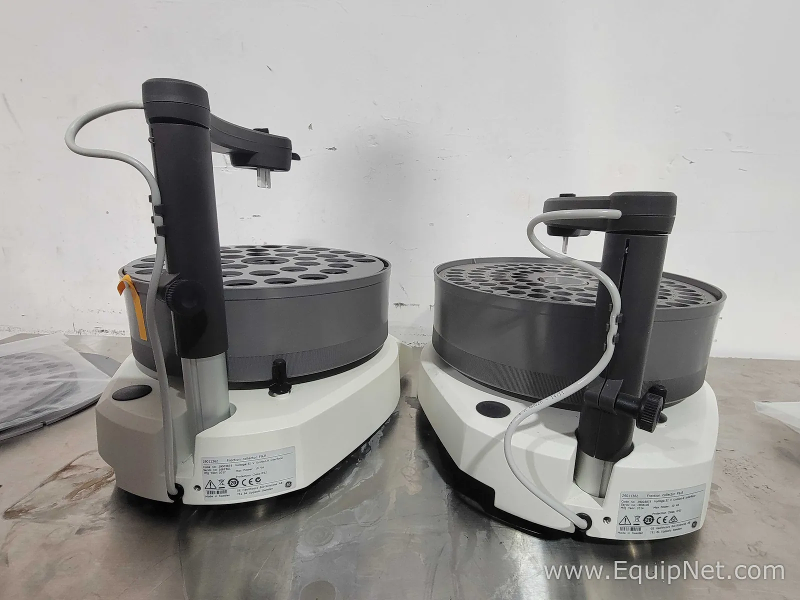 Lot of 2 GE Healthcare Bio-Sciences AB Fraction Collector F9-R Fraction Collector