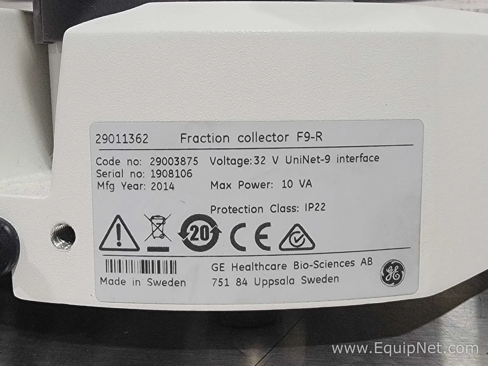 Lot of 2 GE Healthcare Bio-Sciences AB Fraction Collector F9-R Fraction Collector