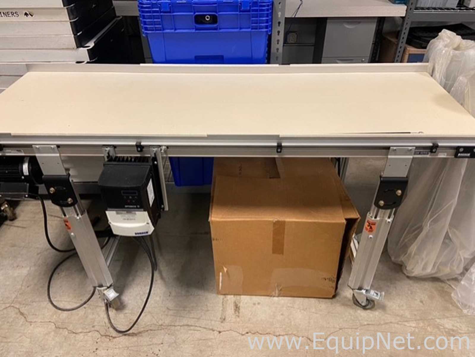 Dorner 2200 Low Profile Belt Conveyor (24x72) and Optidrive E3 VFD Controller