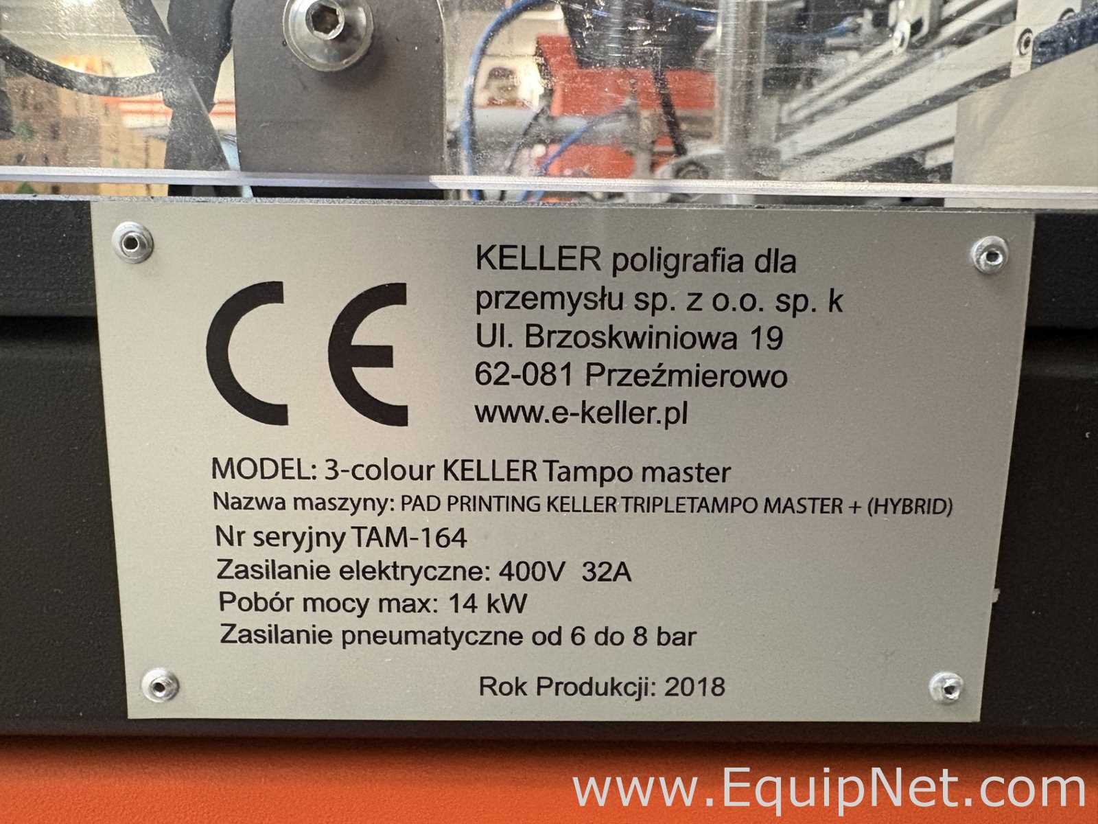 Impresora Pad Keller Co 3-colour KELLER Tampo master