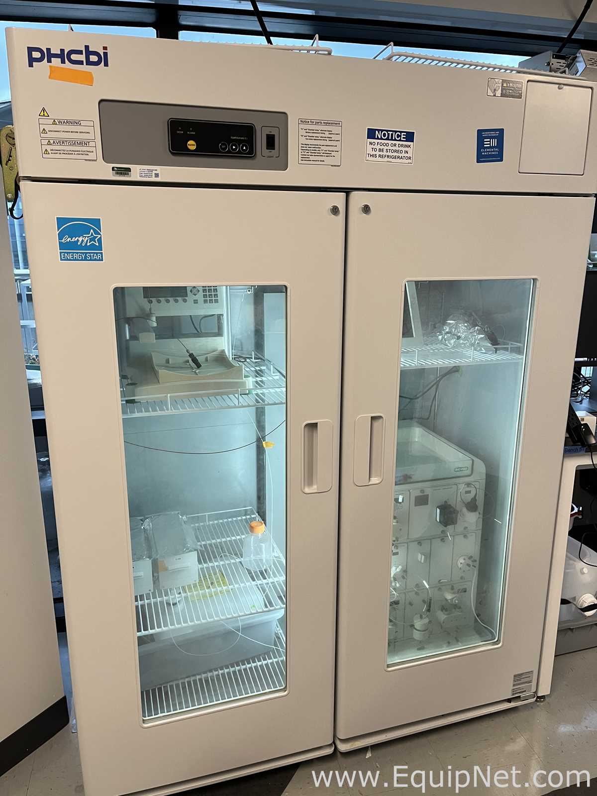 PHCBI MPR-1412-PA Double Glass Door Refrigerator