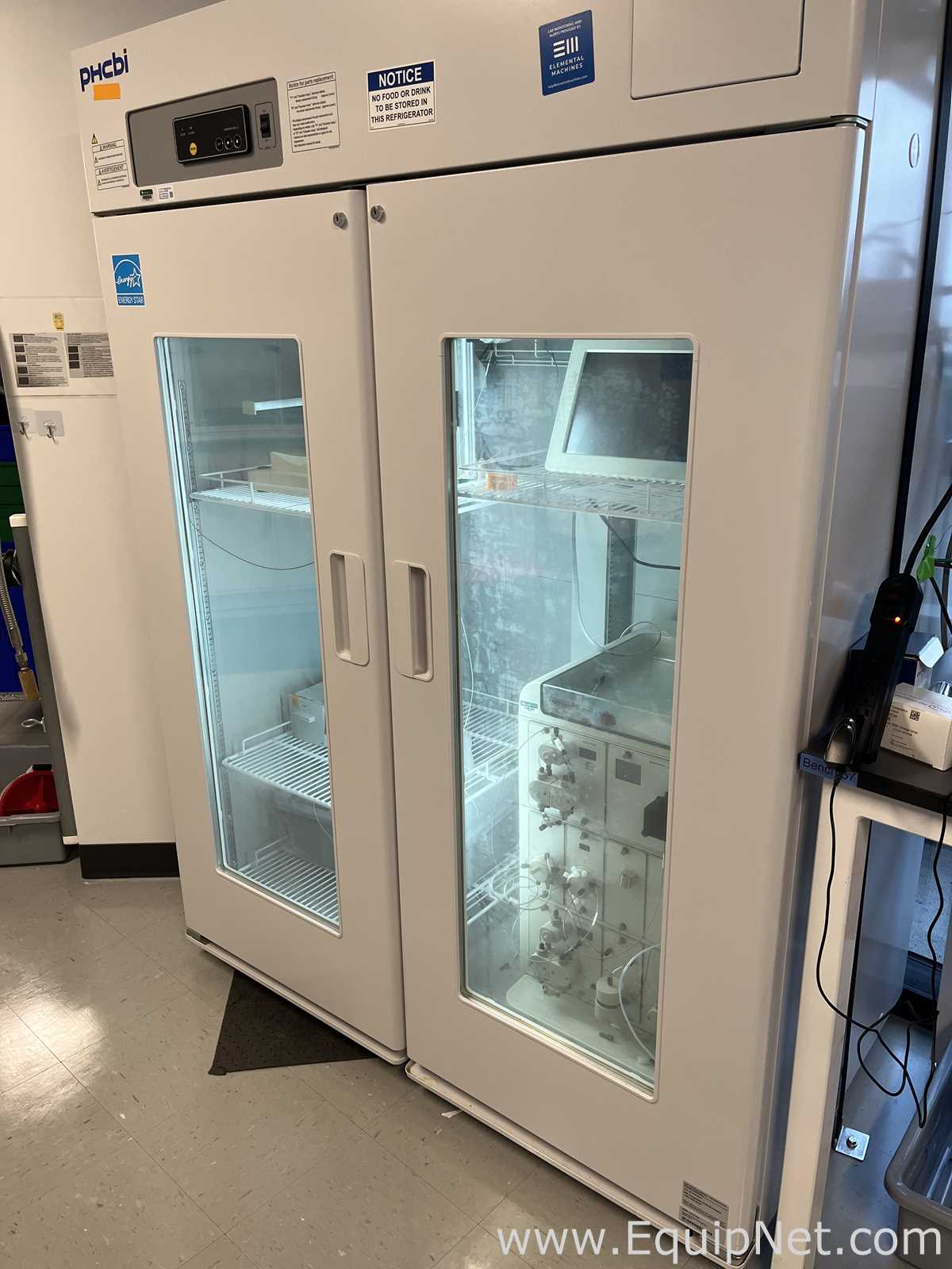 PHCBI MPR-1412-PA Double Glass Door Refrigerator
