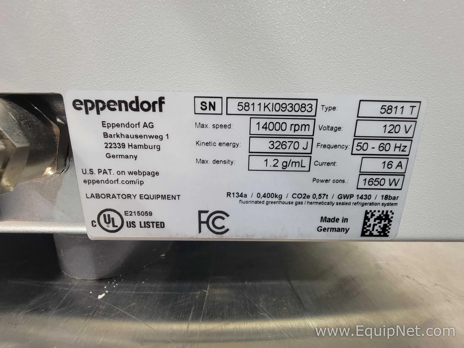 Centrífuga para laboratorio Eppendorf Centrifuge 5810 R
