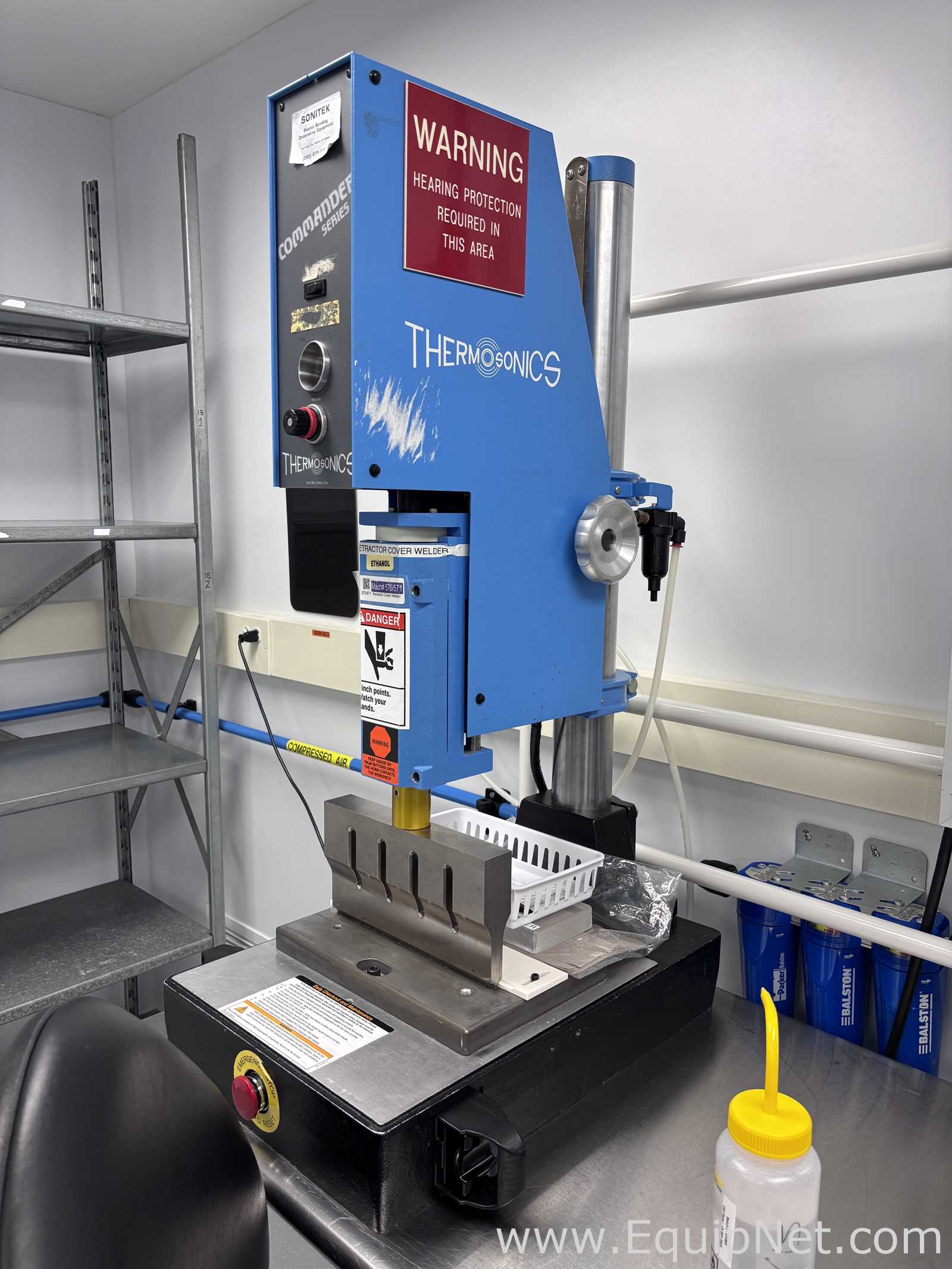 Lot of Two Thermosonics Commander Series MC1500 Sonic Ribbon Cutter and Ultrasonic Welder
