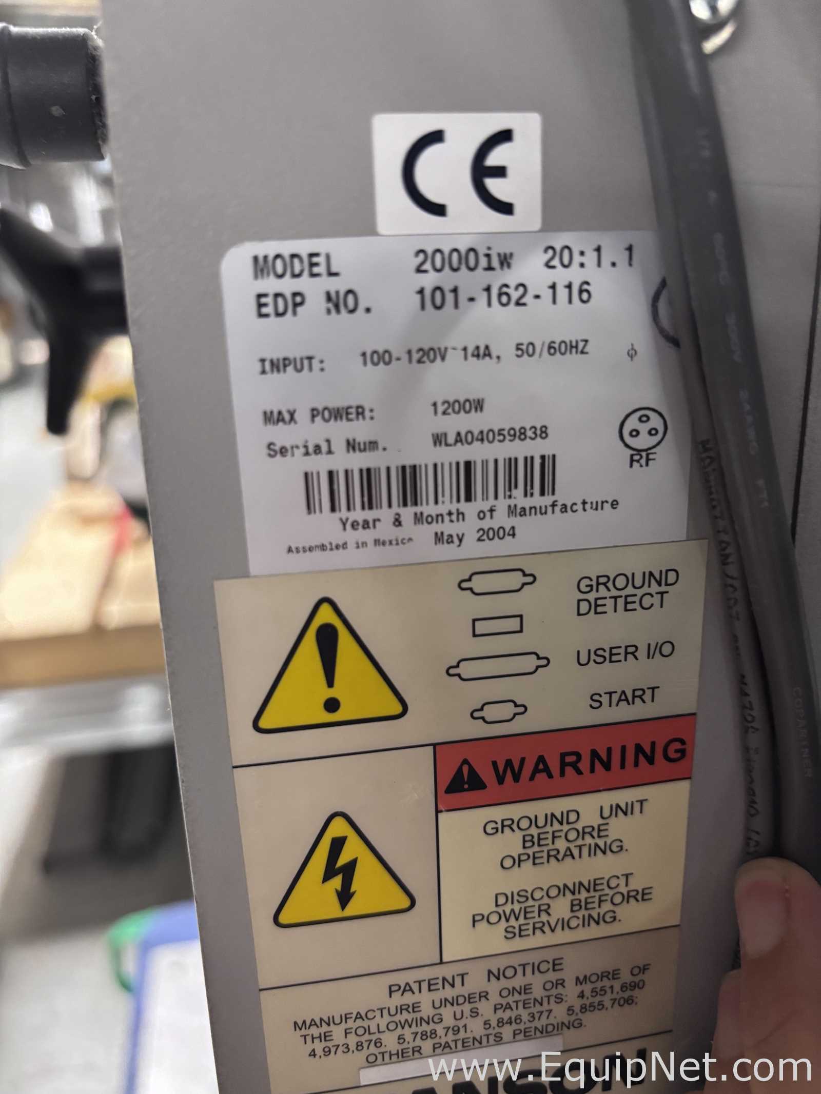 Branson 2000IW Ultrasonic Welder