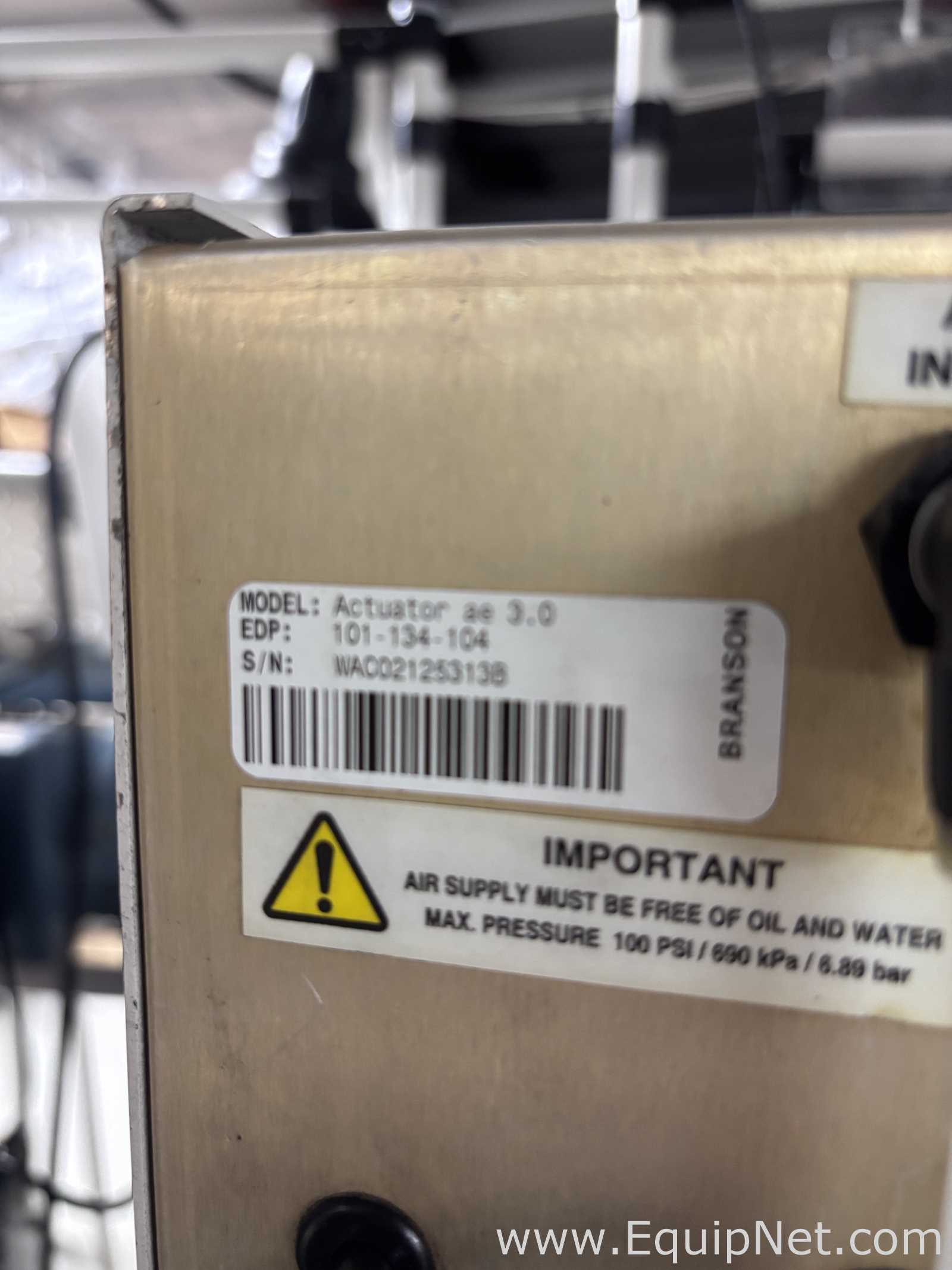 Branson 2000ae Ultrasonic Welder with Branson 2000T Ultrasonic Power Supply