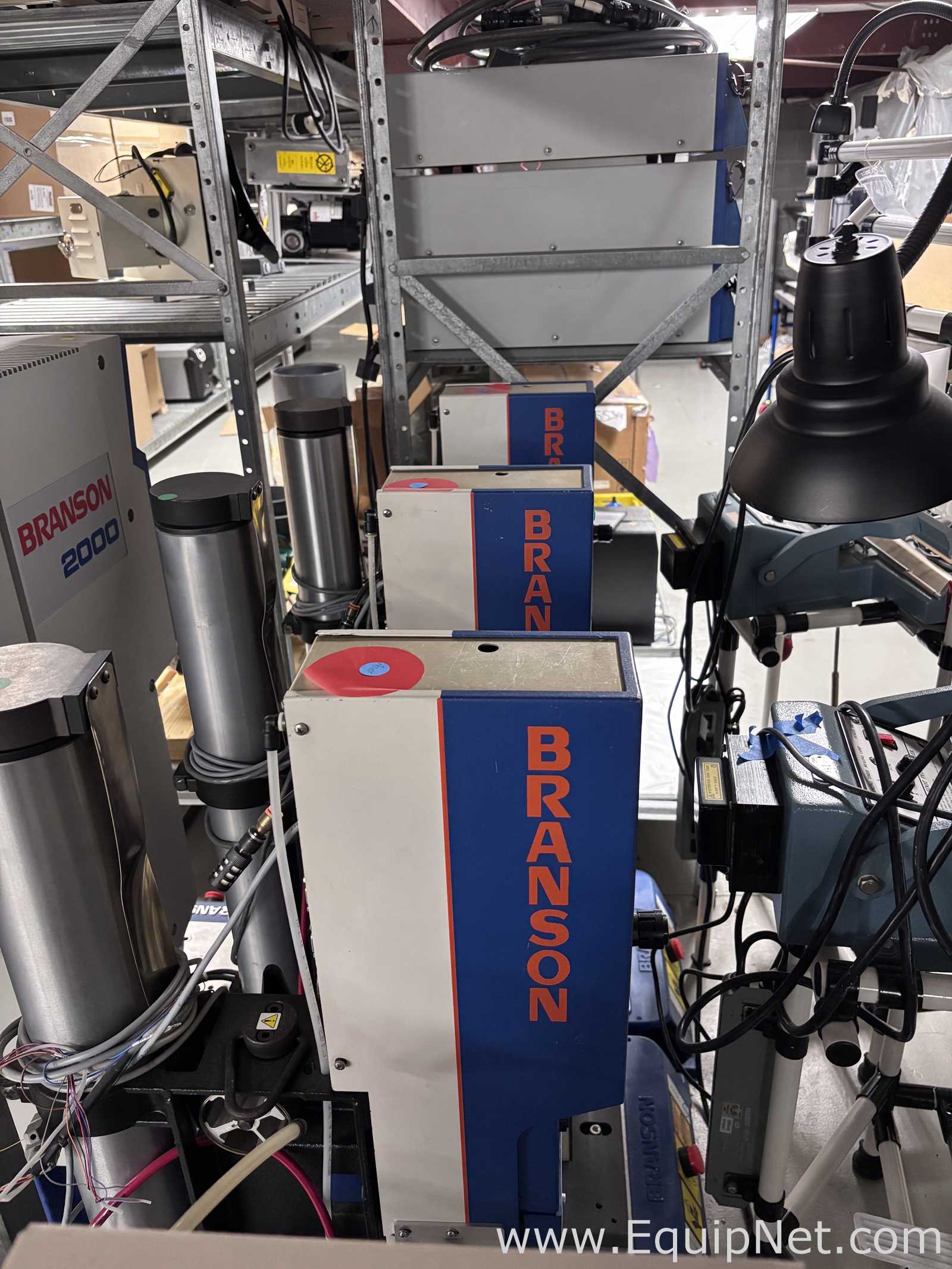 Branson 2000ae Ultrasonic Welder with Branson 2000T Ultrasonic Power Supply