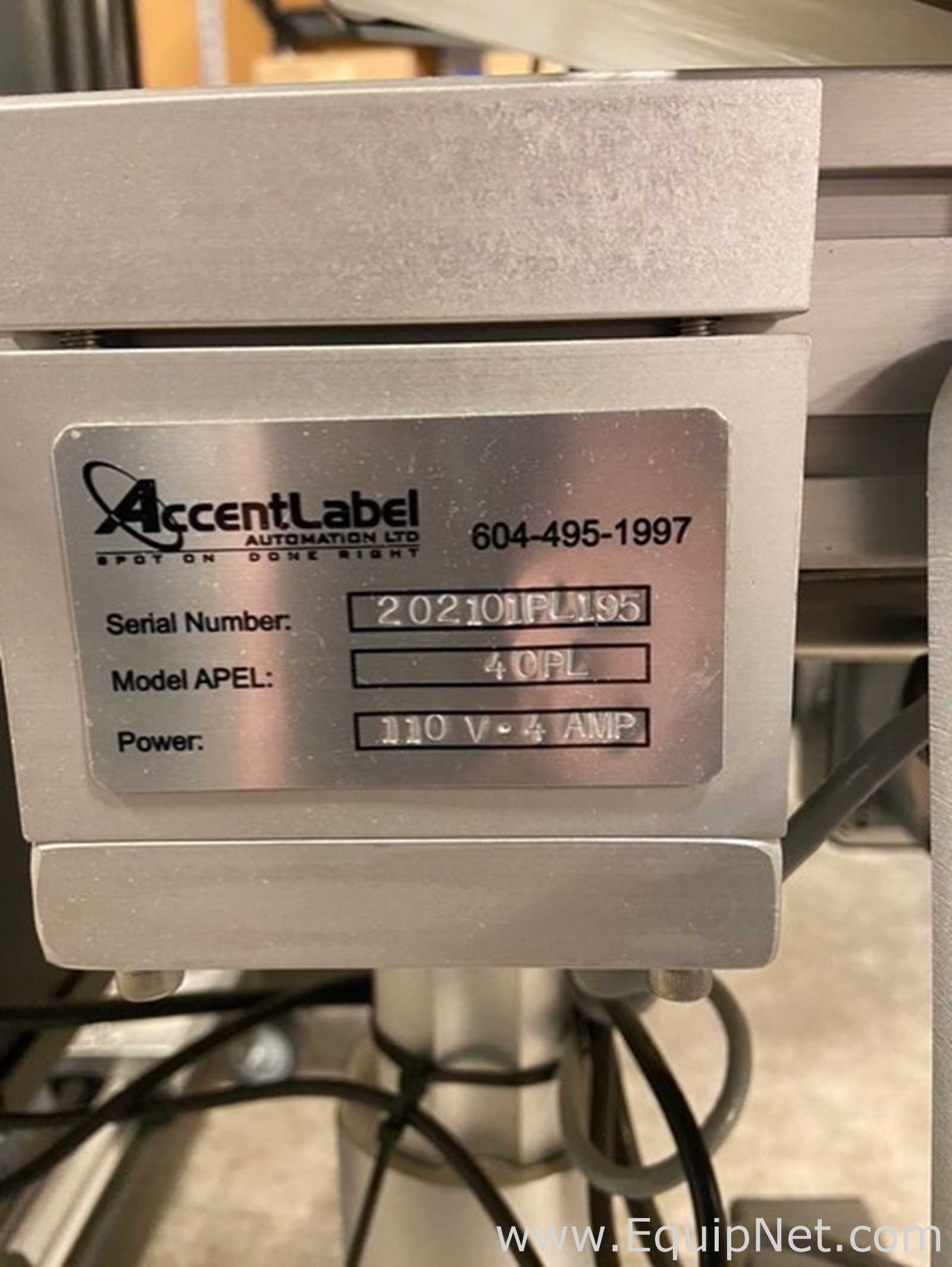 Accent Label Automation APEL 40PL Inline Labeling Machine