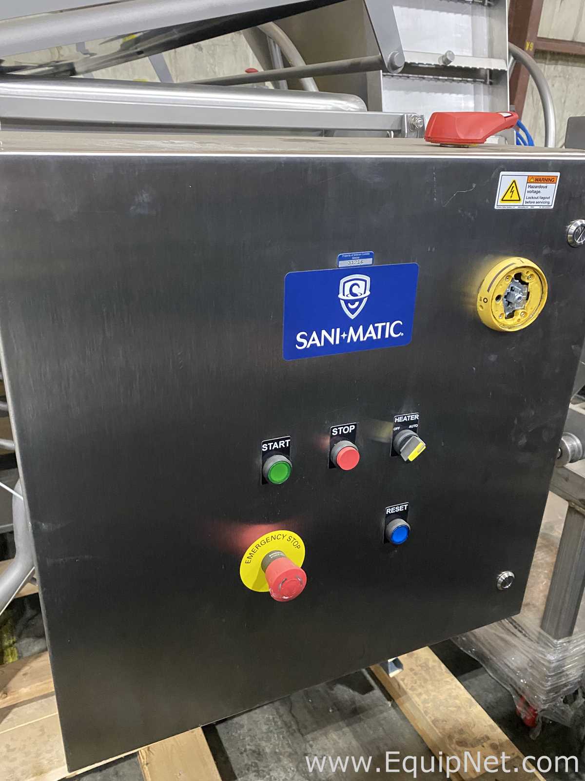 Lavadora para Laboratórios/Peça aço inox Sani-Matic PW10-431NS4Z-AZV-ZZ2110