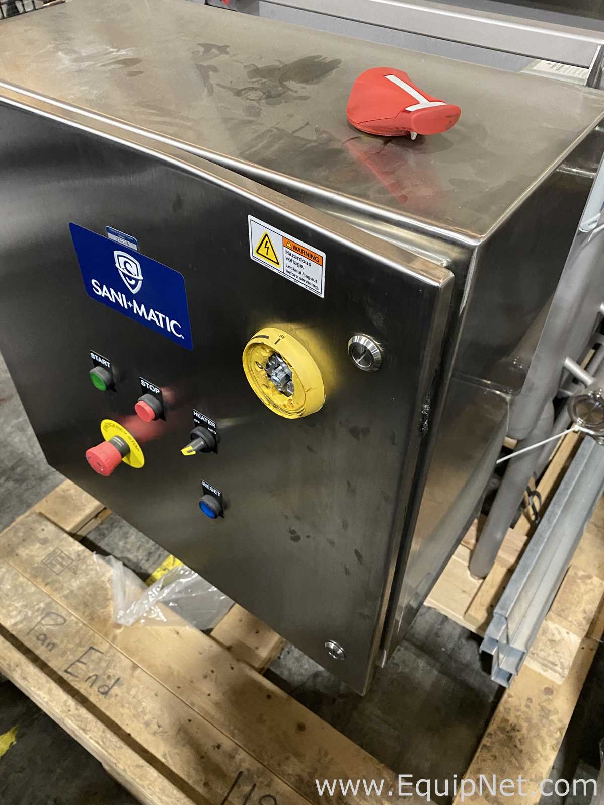 Lavadora para Laboratórios/Peça aço inox Sani-Matic PW10-431NS4Z-AZV-ZZ2110