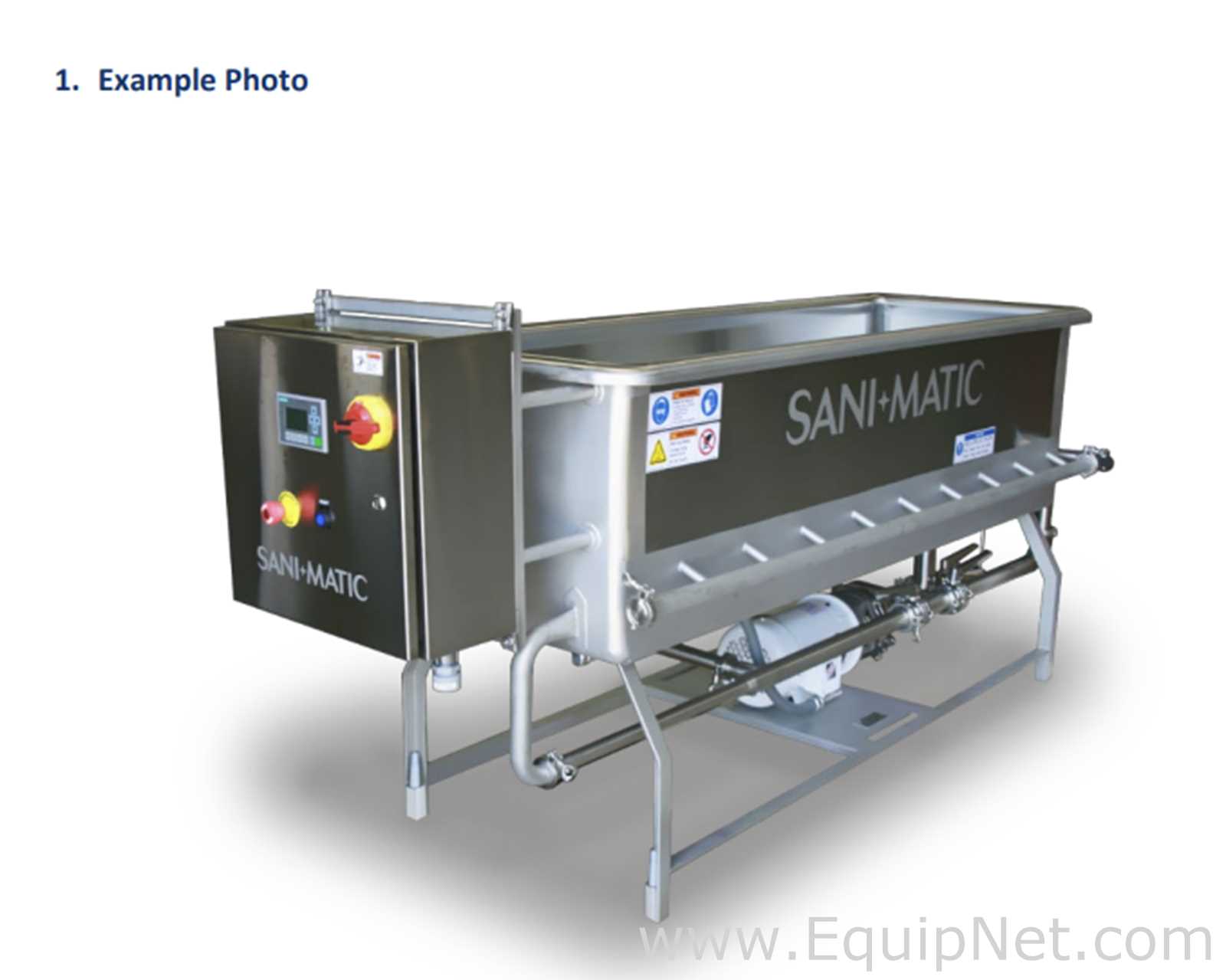 Lavadora para Laboratórios/Peça aço inox Sani-Matic PW10-431NS4Z-AZV-ZZ2110