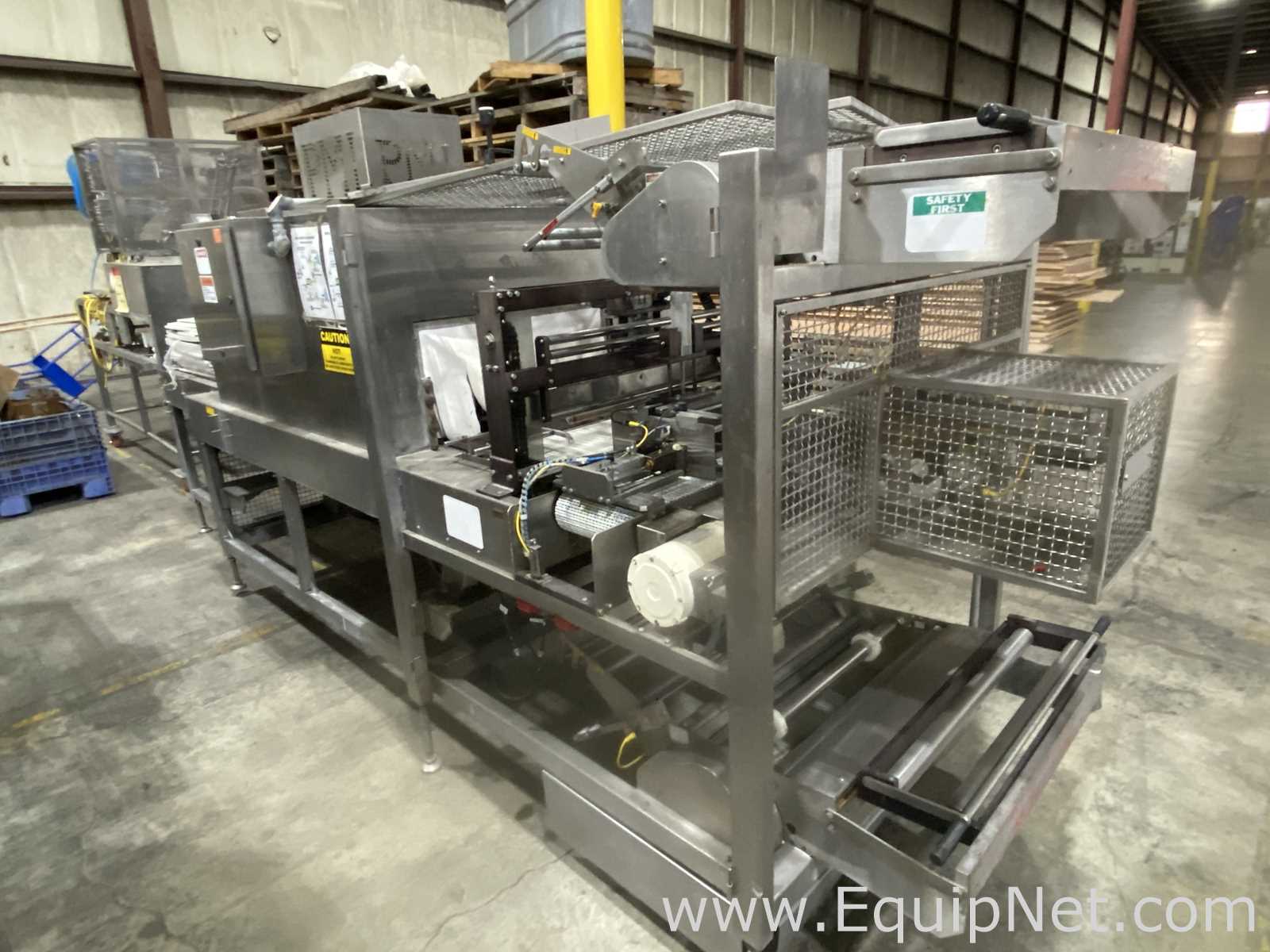 Embaladora/Encelofanadora/Encartuchadeira aço inox Packaging Machines International, Inc. GR-30SS