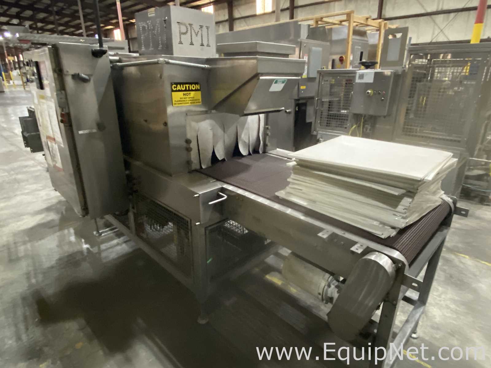 Embaladora/Encelofanadora/Encartuchadeira aço inox Packaging Machines International, Inc. GR-30SS