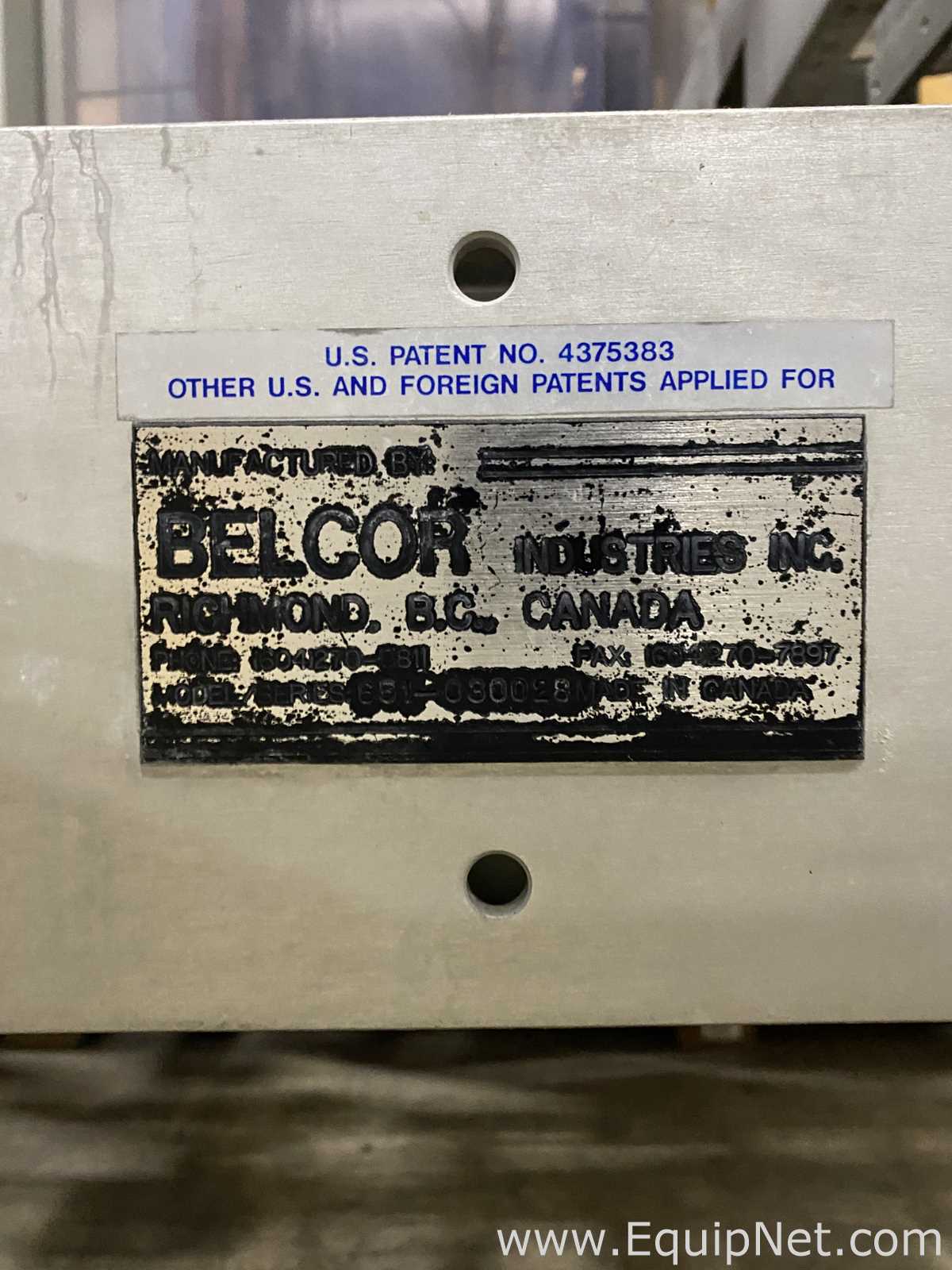 Belcor Industries Inc. BEL 651 Tape Bottom Seal Case Erector