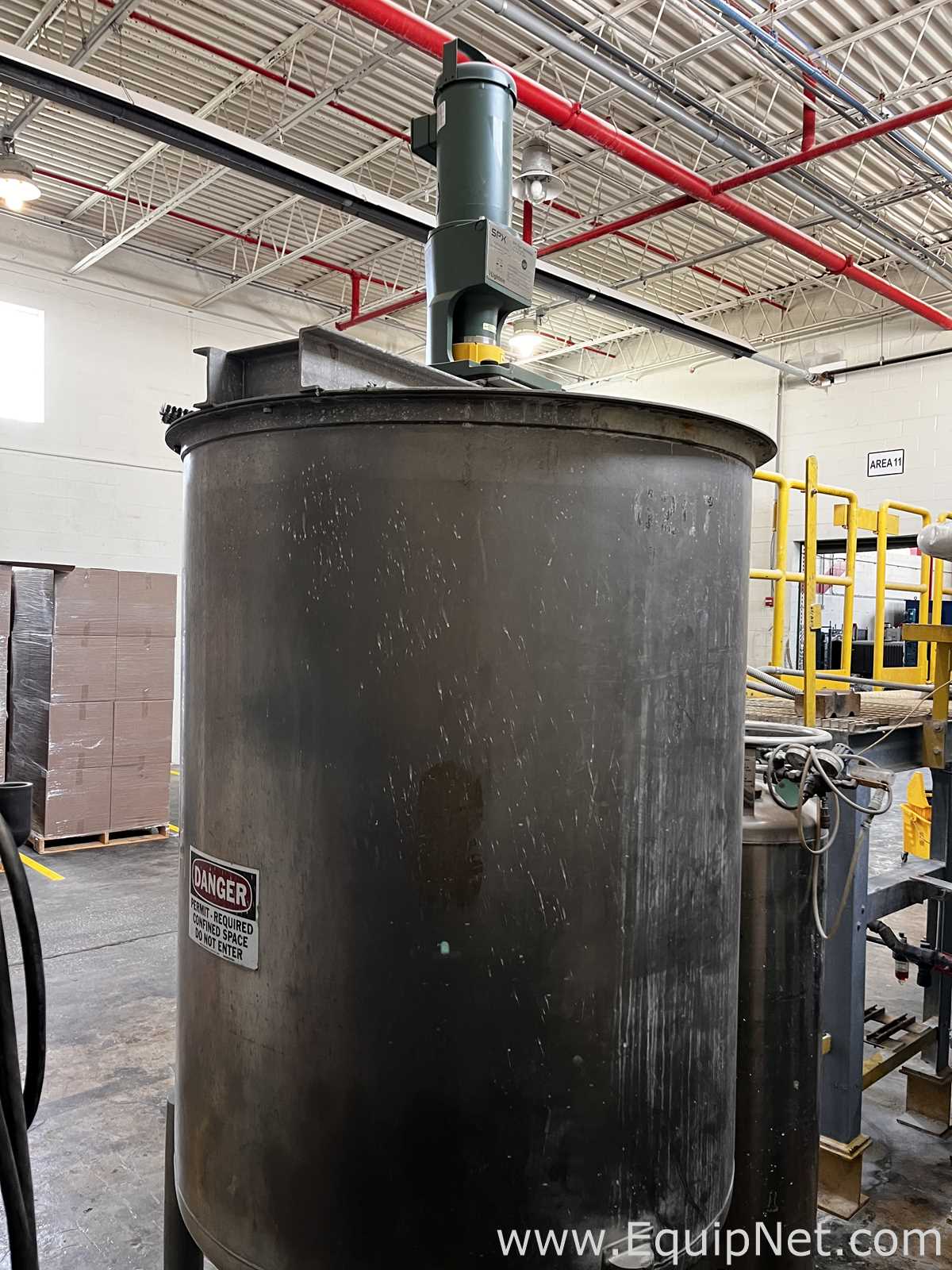 Tanque Acero inoxidable Sharpsville Container Corporation .  500 Galones