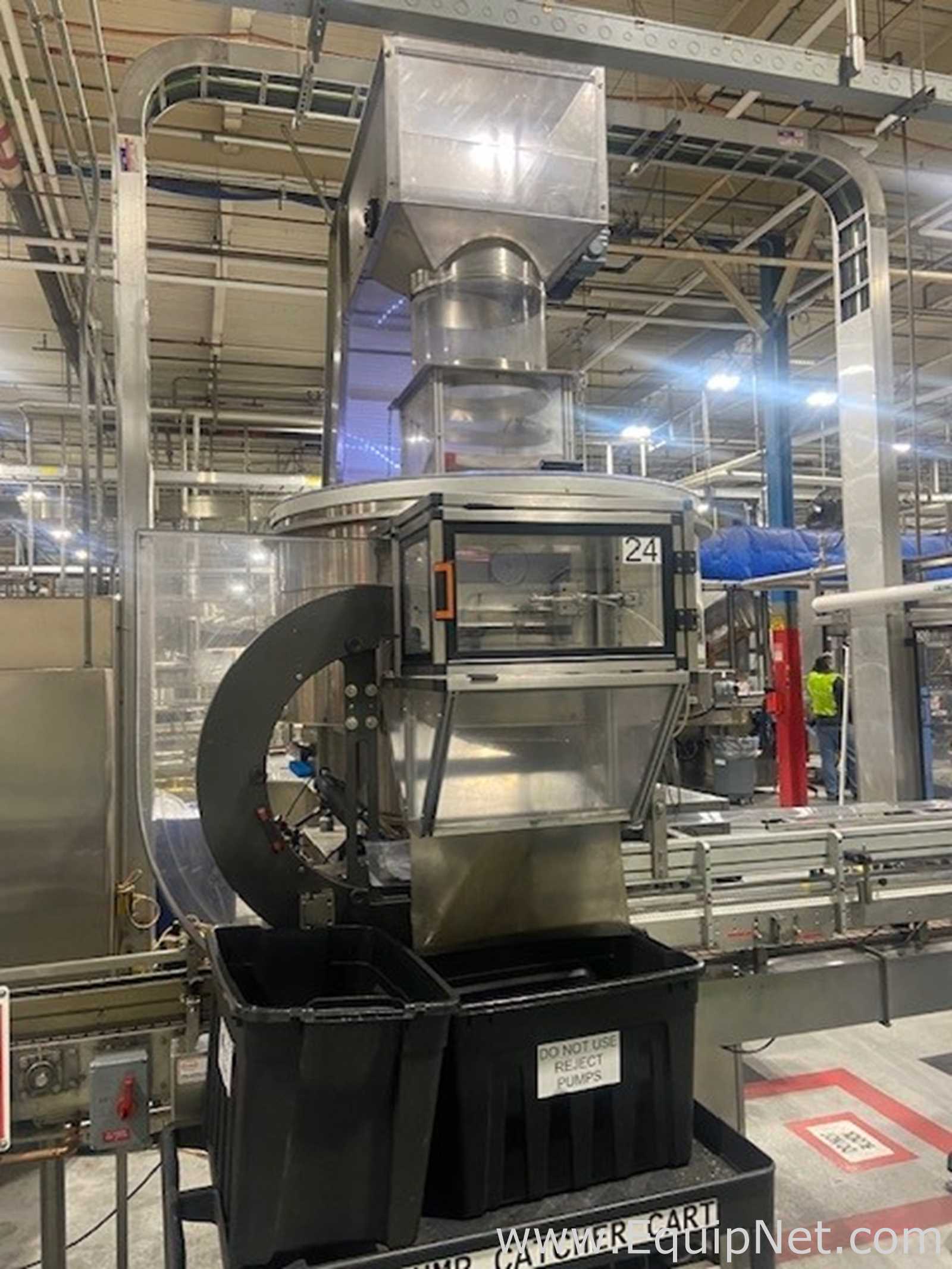 Ronchi Mario D.D. d:1300 Automatic Rotary Bottle Unscrambler Sorting System
