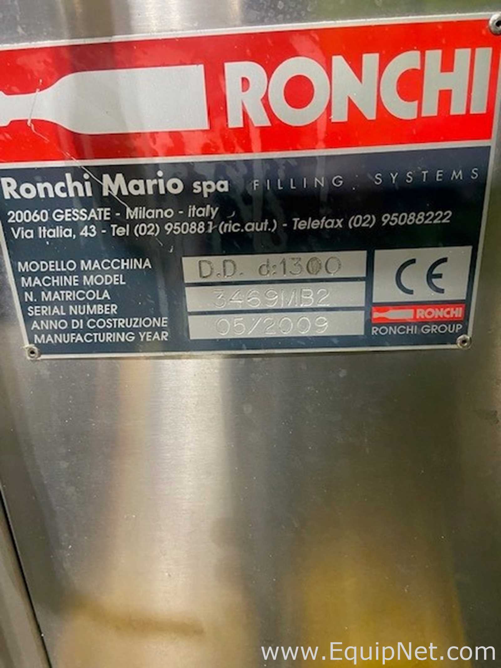 Ronchi Mario D.D. d:1300 Automatic Rotary Bottle Unscrambler Sorting System