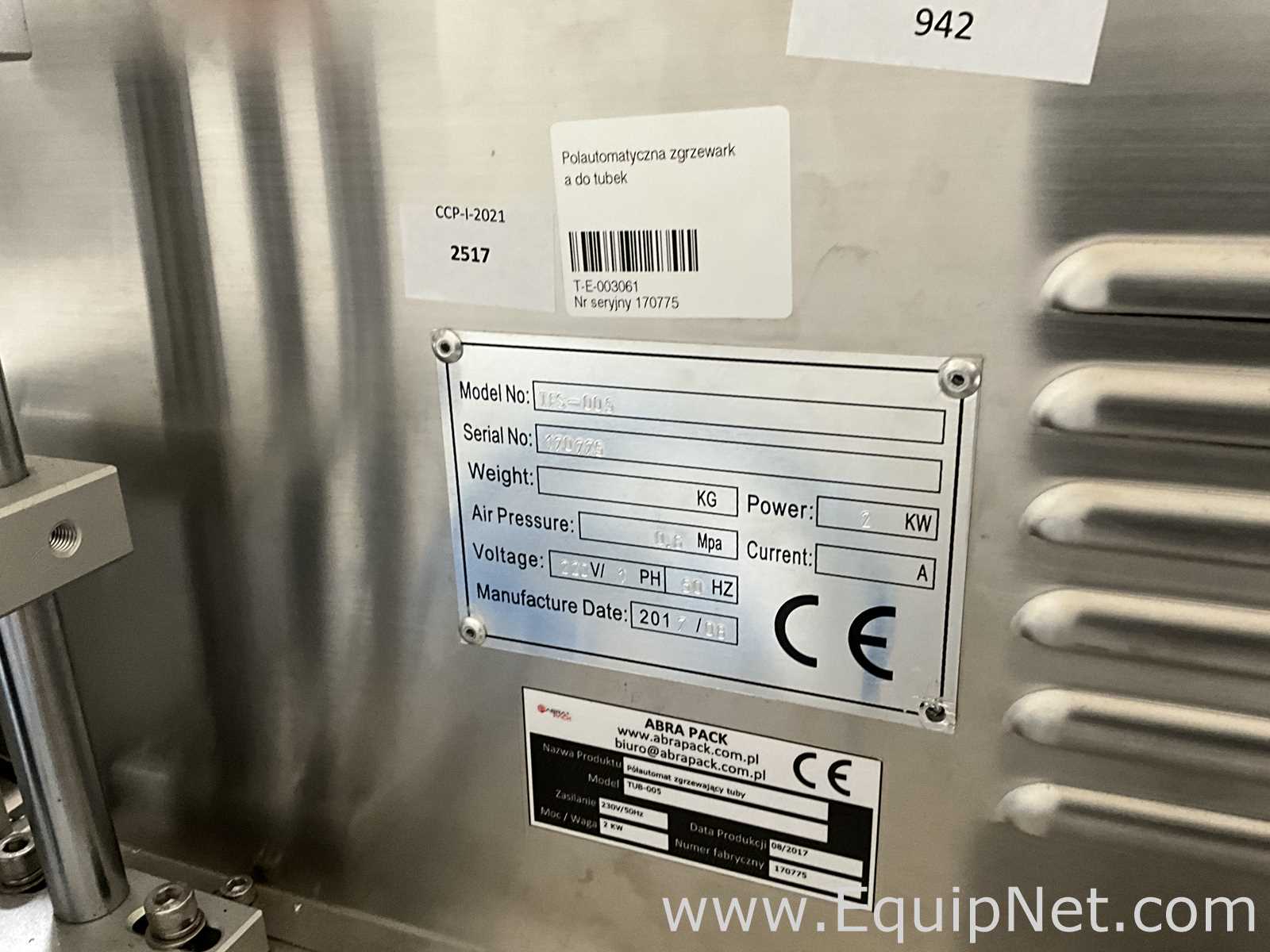 Abra Pack TUB-005 Semi Automatic Tube Sealing Machine