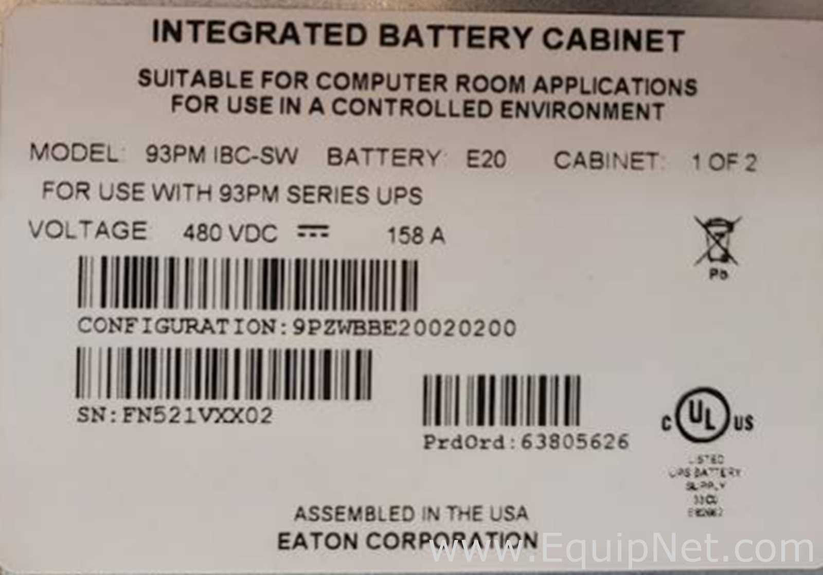 Fonte de Energia  Eaton Corporation 93PM UPS 20-200kW