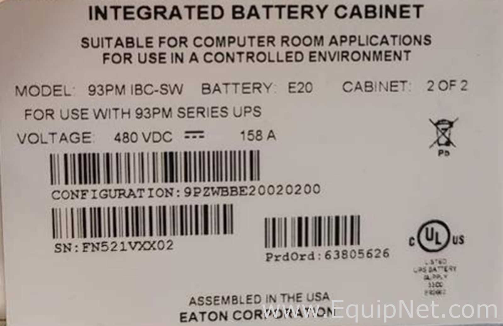 Fonte de Energia  Eaton Corporation 93PM UPS 20-200kW