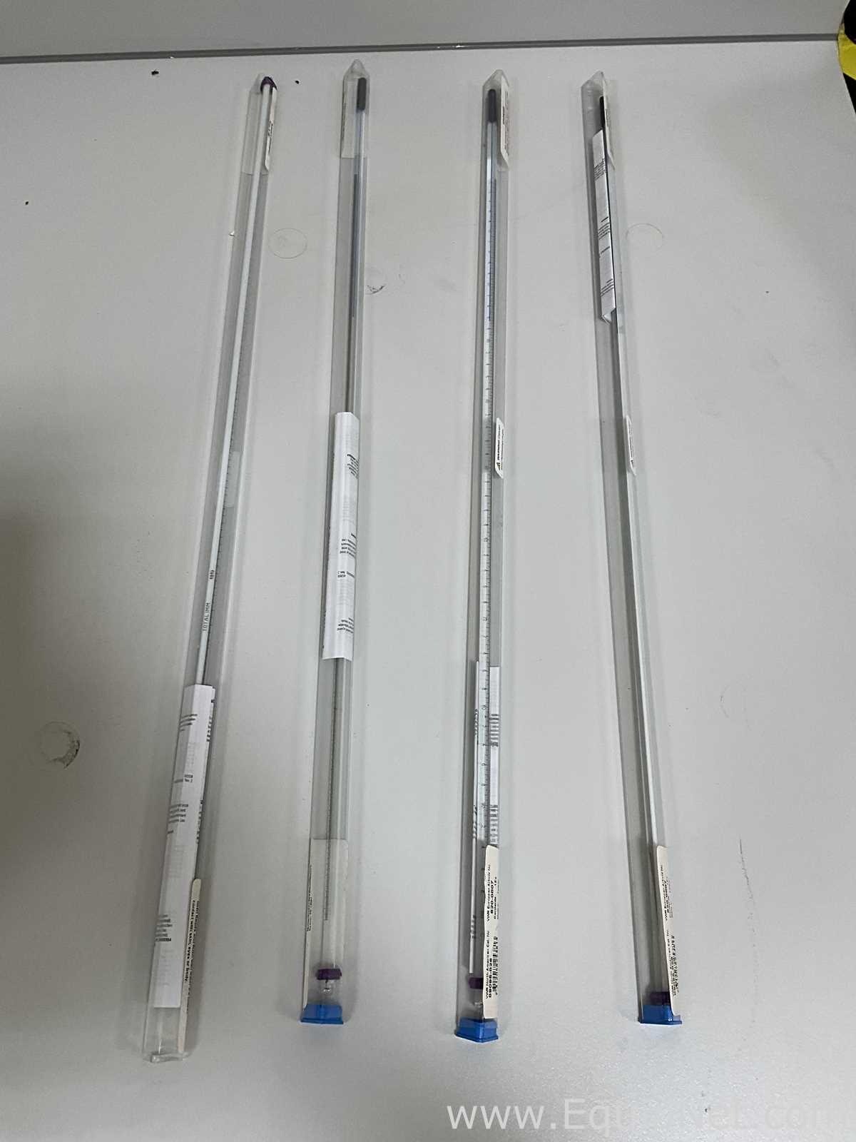 Lot of 4 VWR 89095-826 Precision Glass Thermometers