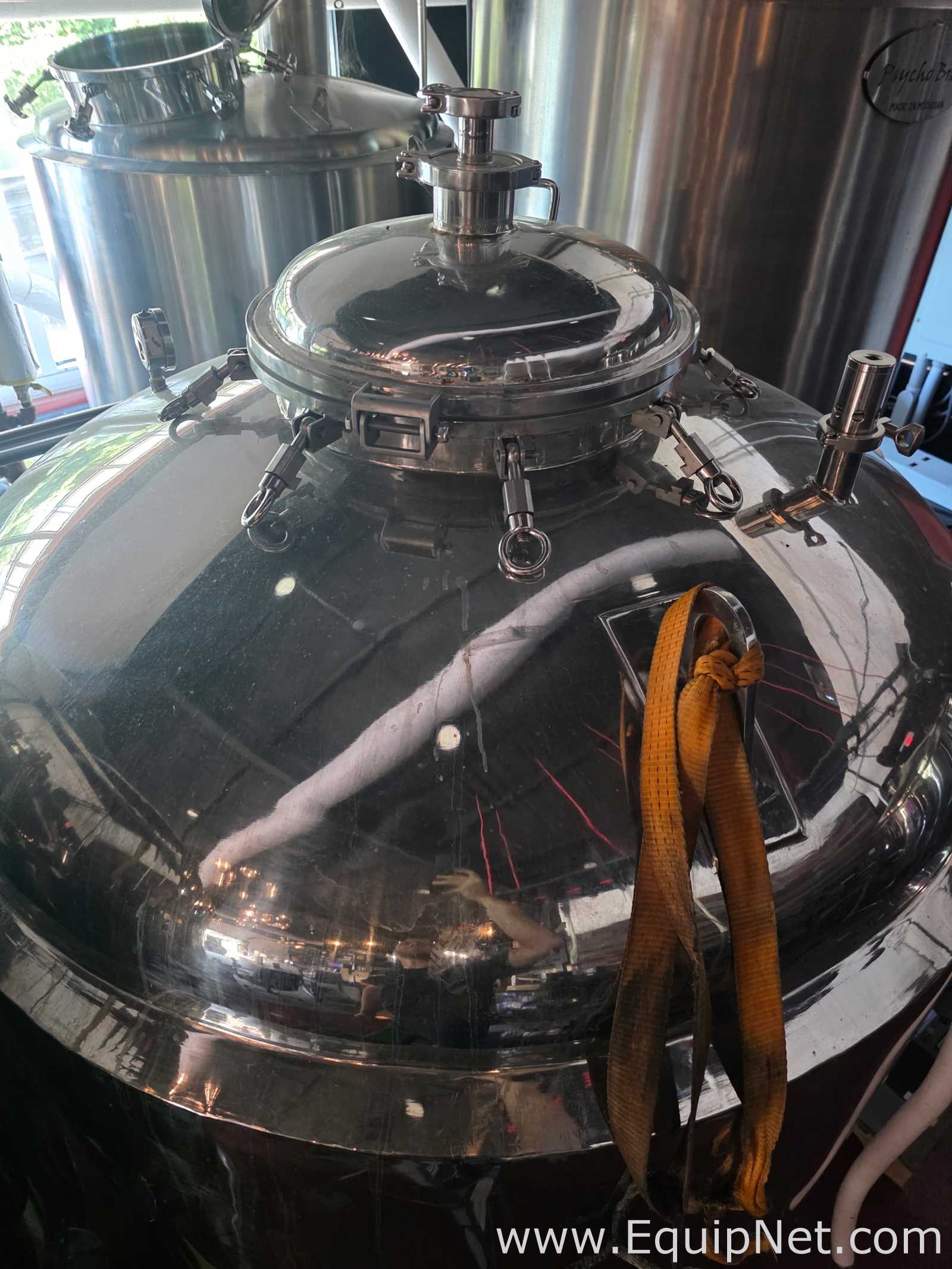 Equipamento de fabricação de cerveja e destilação aço inox Psycho Brew 20 BBL