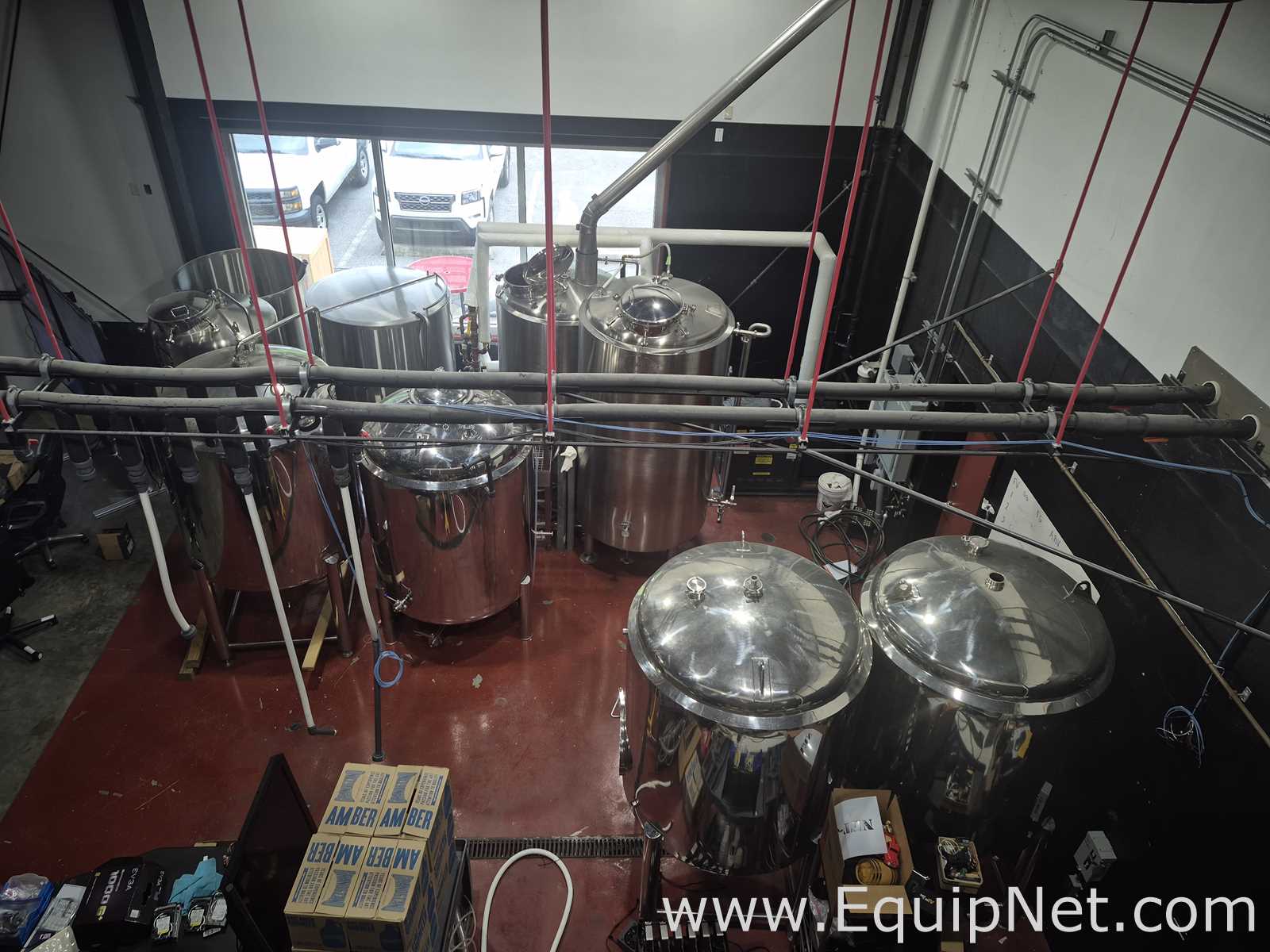 Equipamento de fabricação de cerveja e destilação  