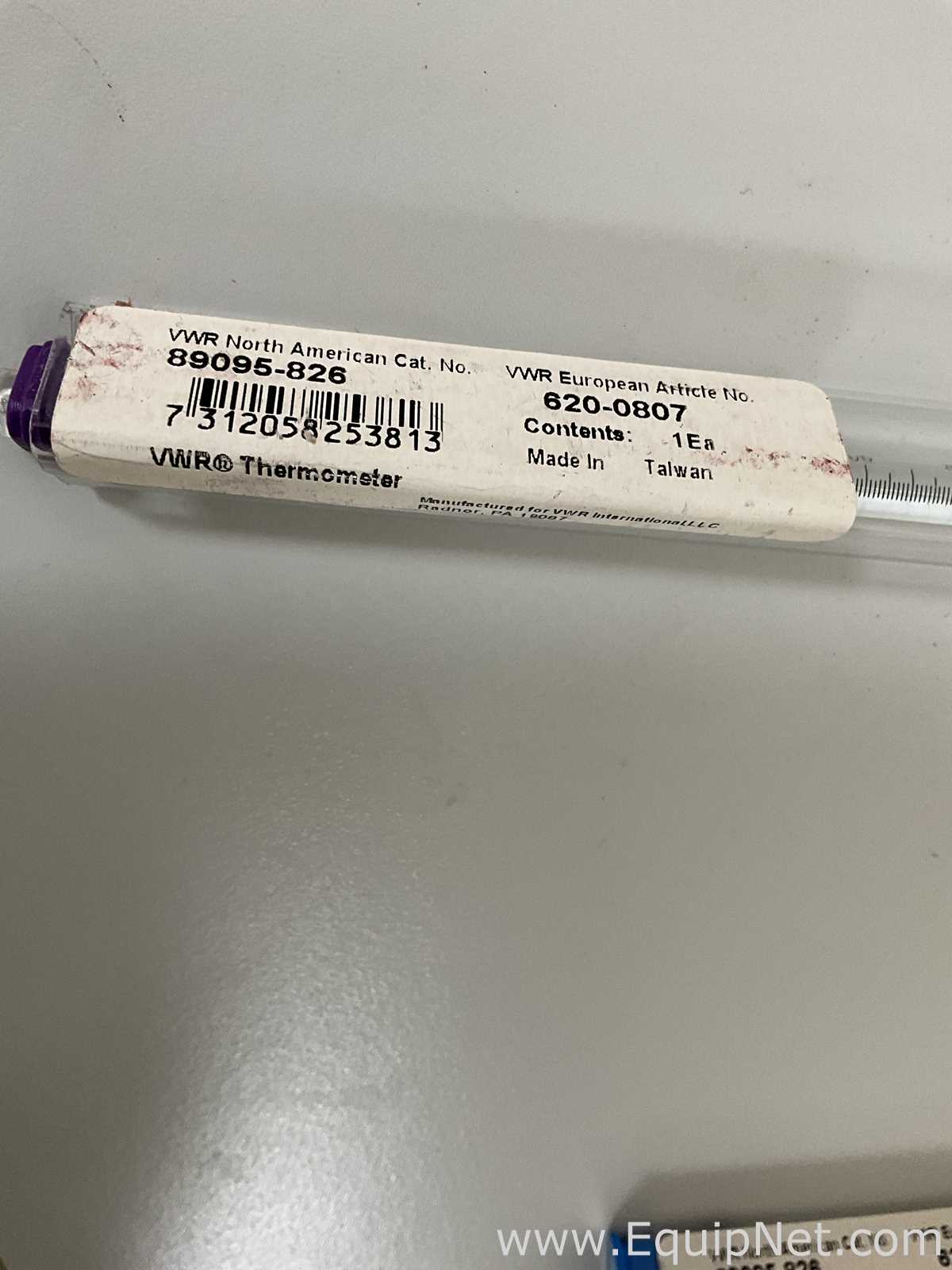 Lot of 4 VWR 89095-826 Precision Glass Thermometers