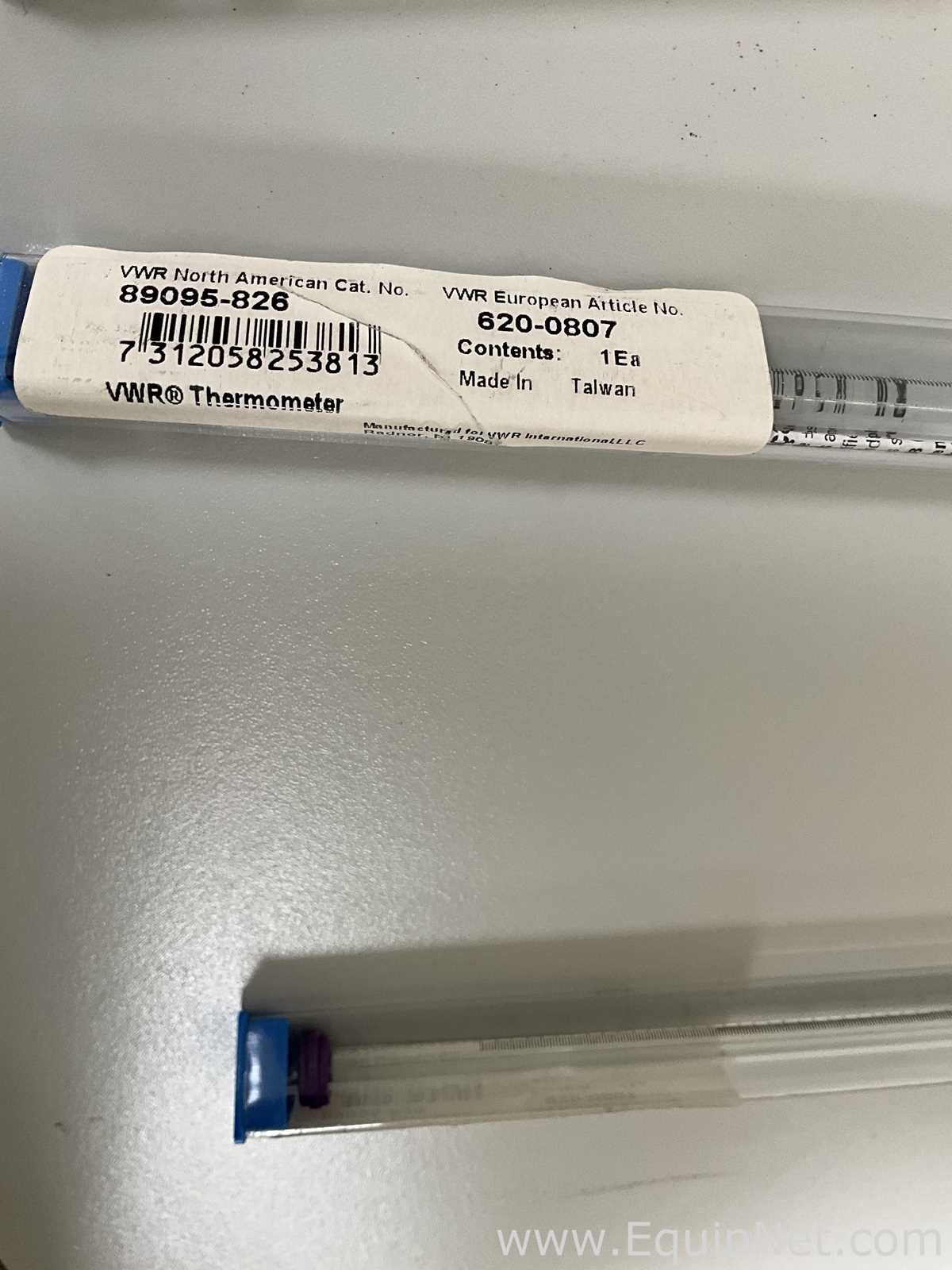 Lot of 4 VWR 89095-826 Precision Glass Thermometers