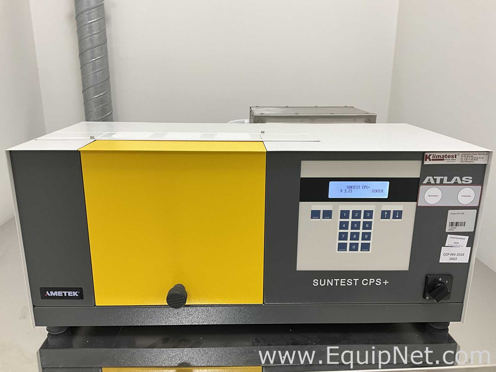 Atlas Suntest CPS Plus Weathering Test Chamber With Klima Suncool CPS II Cooling System