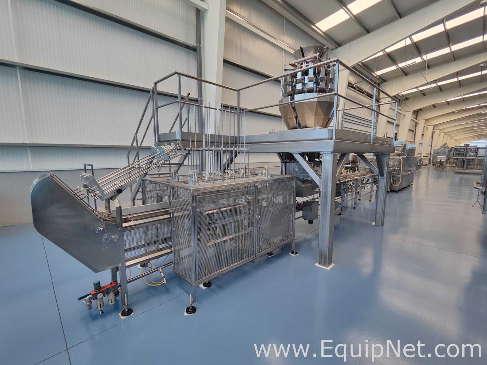Mondini LINE FOR PACKAGING P.E.T. FOR SOLIDS AND LIQUIDS COMPACT MONDINI EVOLUZIONE SUPER E380VG Fi