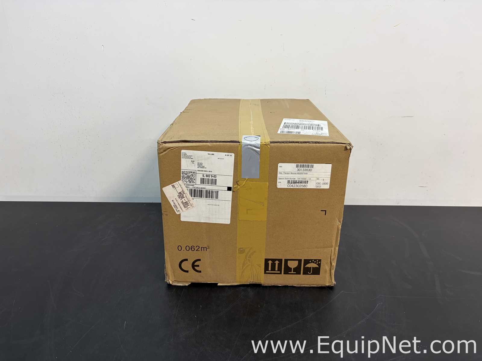 Unused Mettler Toledo MS3002TS/00 Precision Top Loading Balance