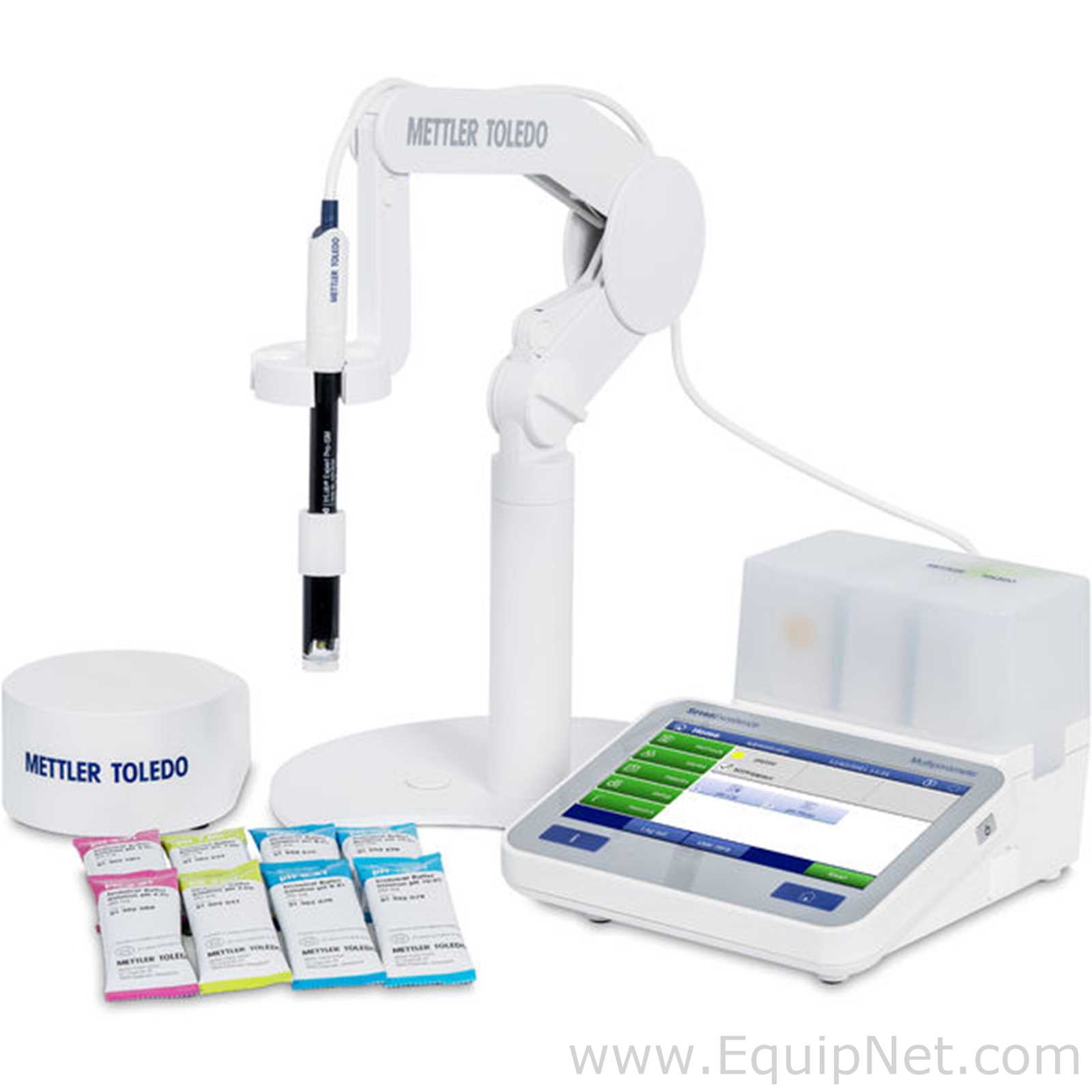 Medidor de pH Mettler Toledo SevenExcellence pH meter S400-uMix-Kit. Sem Uso