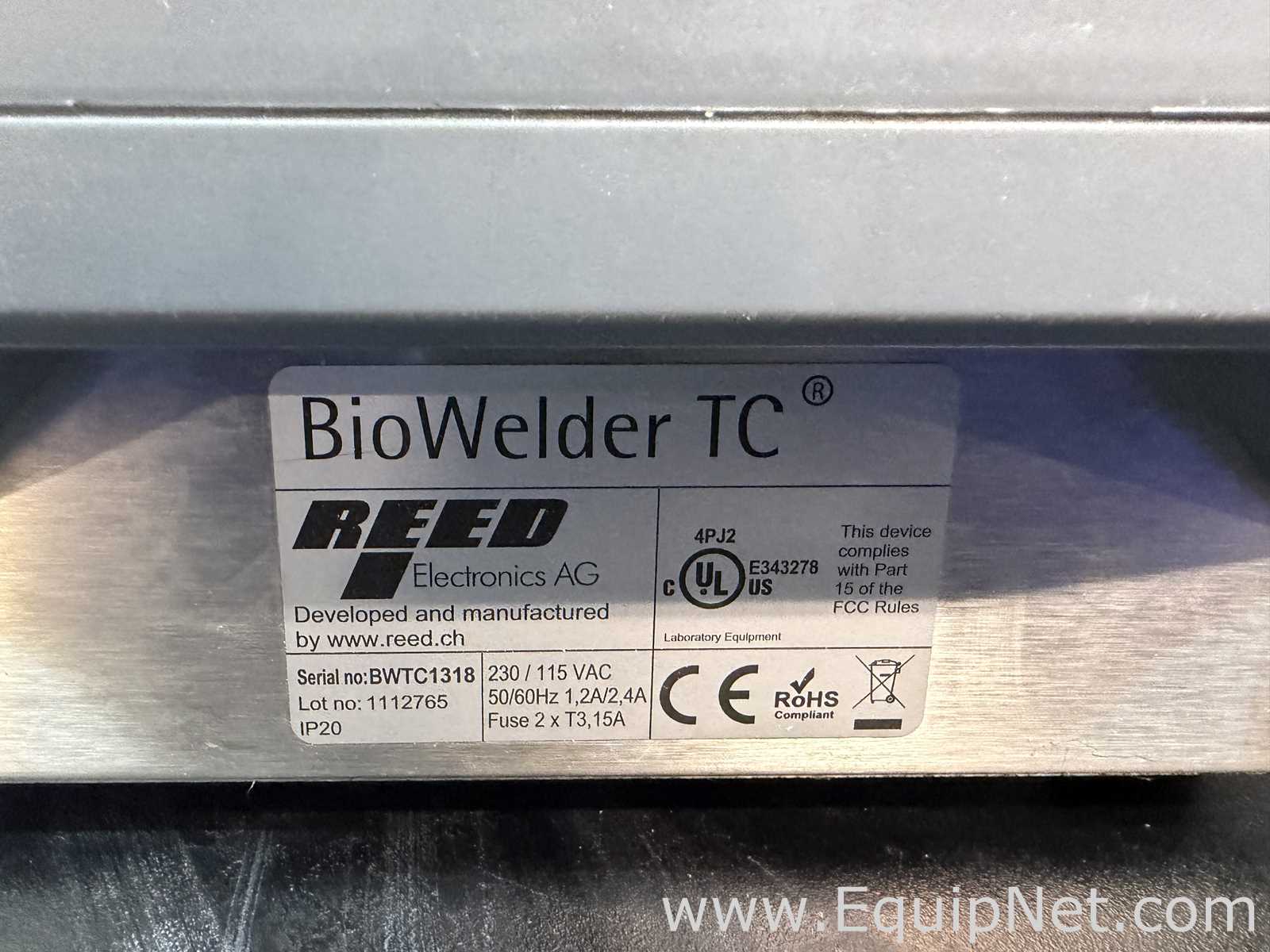 SARTORIUS STEDIM BIOTECH Biowelder TC Sterile Tubing Welder
