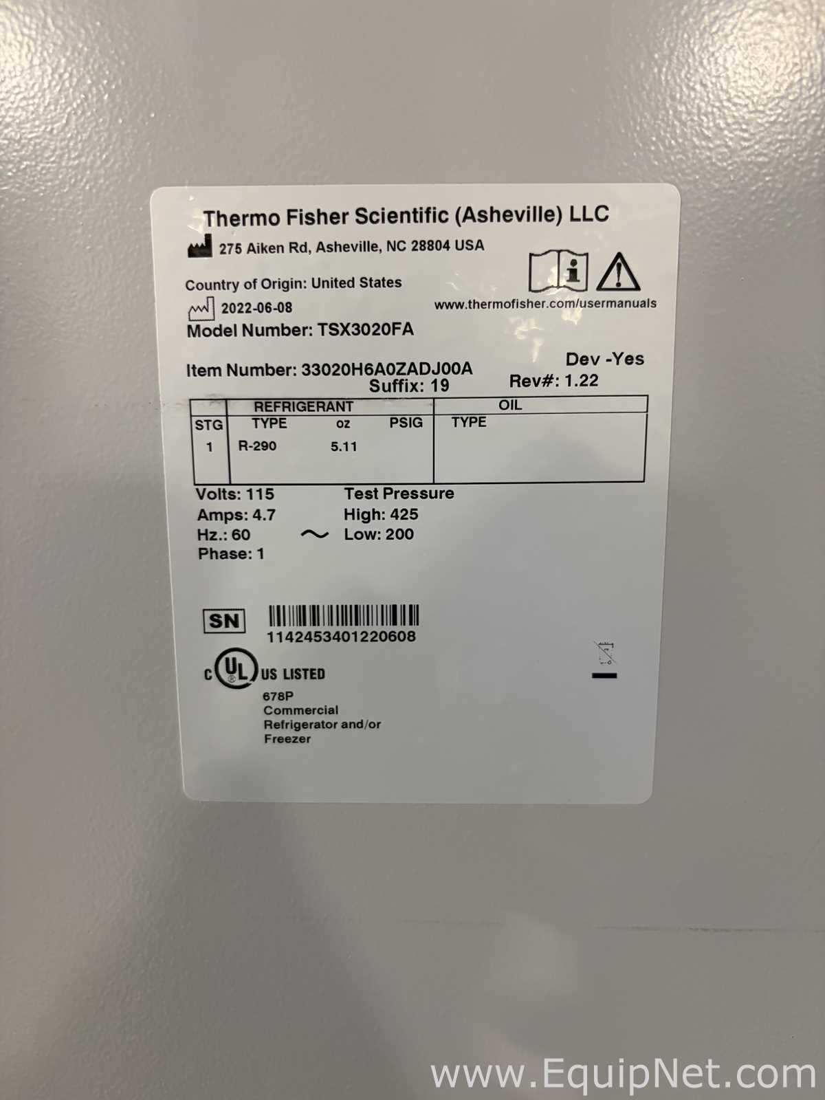 Gefriergerät Thermo Fisher Scientific TSX3020FA