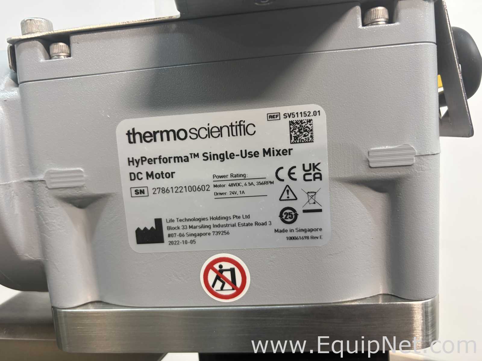 Mischer Thermo Scientific HyPerforma Single Use Mixer