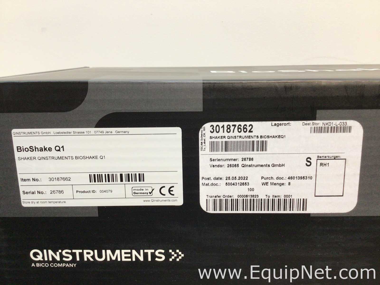 Unused Qinstruments BioShake Q1 Microplates Shaker
