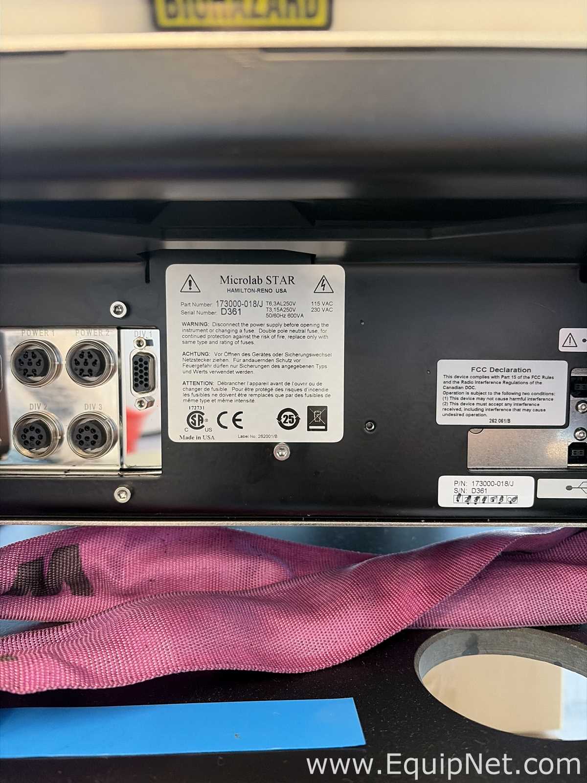 Manipulador de Líquidos Hamilton Microlab Star  (173000)