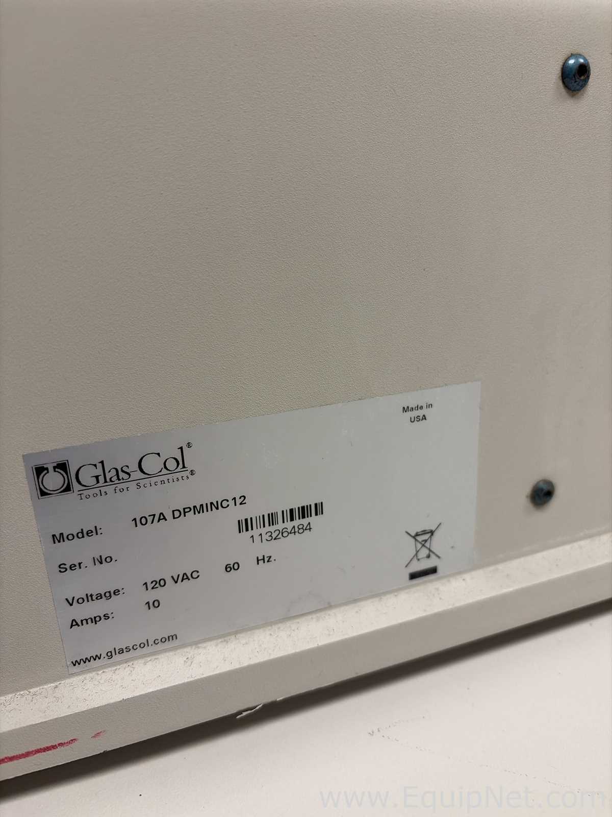 Glas-Col 107A DPMINC12 Incubated Platform Shaker
