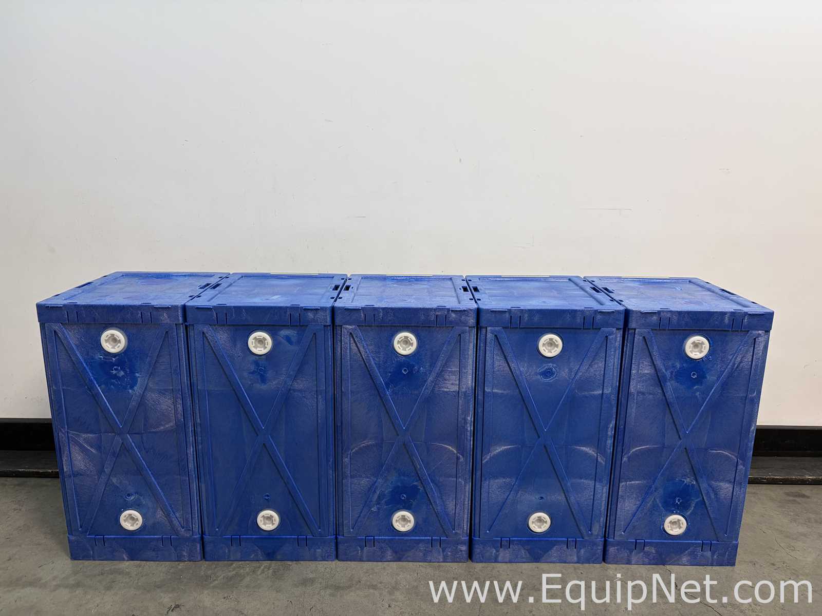 Lot of 5 Uline Poly Corrosive Safety Cabinet