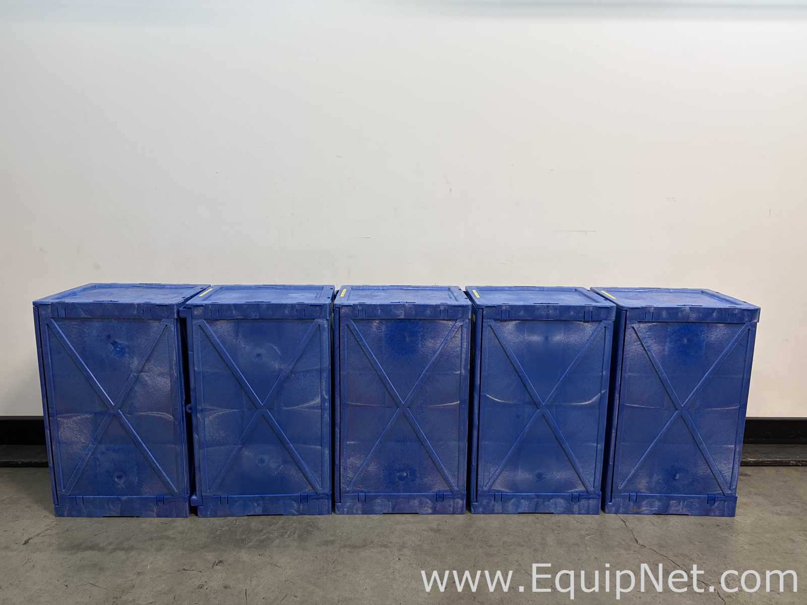 Lot of 5 Uline Poly Corrosive Safety Cabinet