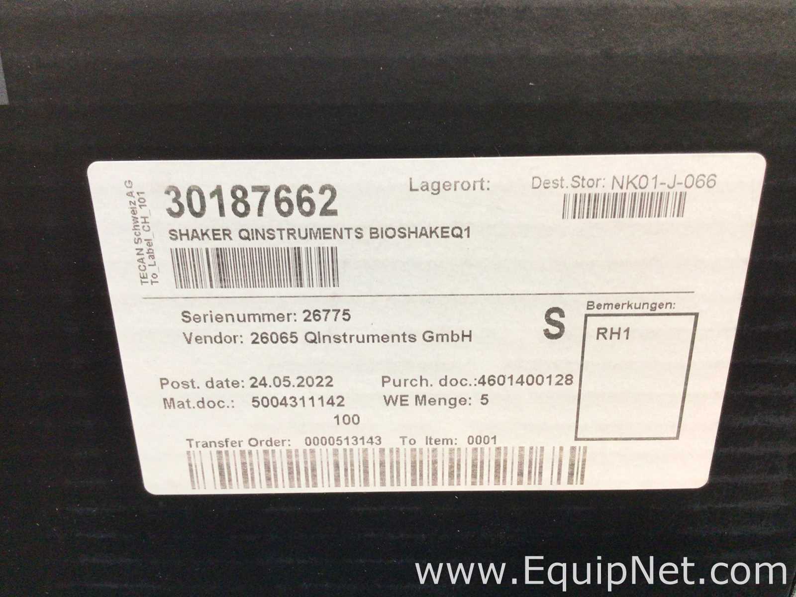 Unused Qinstruments BioShake Q1 Microplates Shaker
