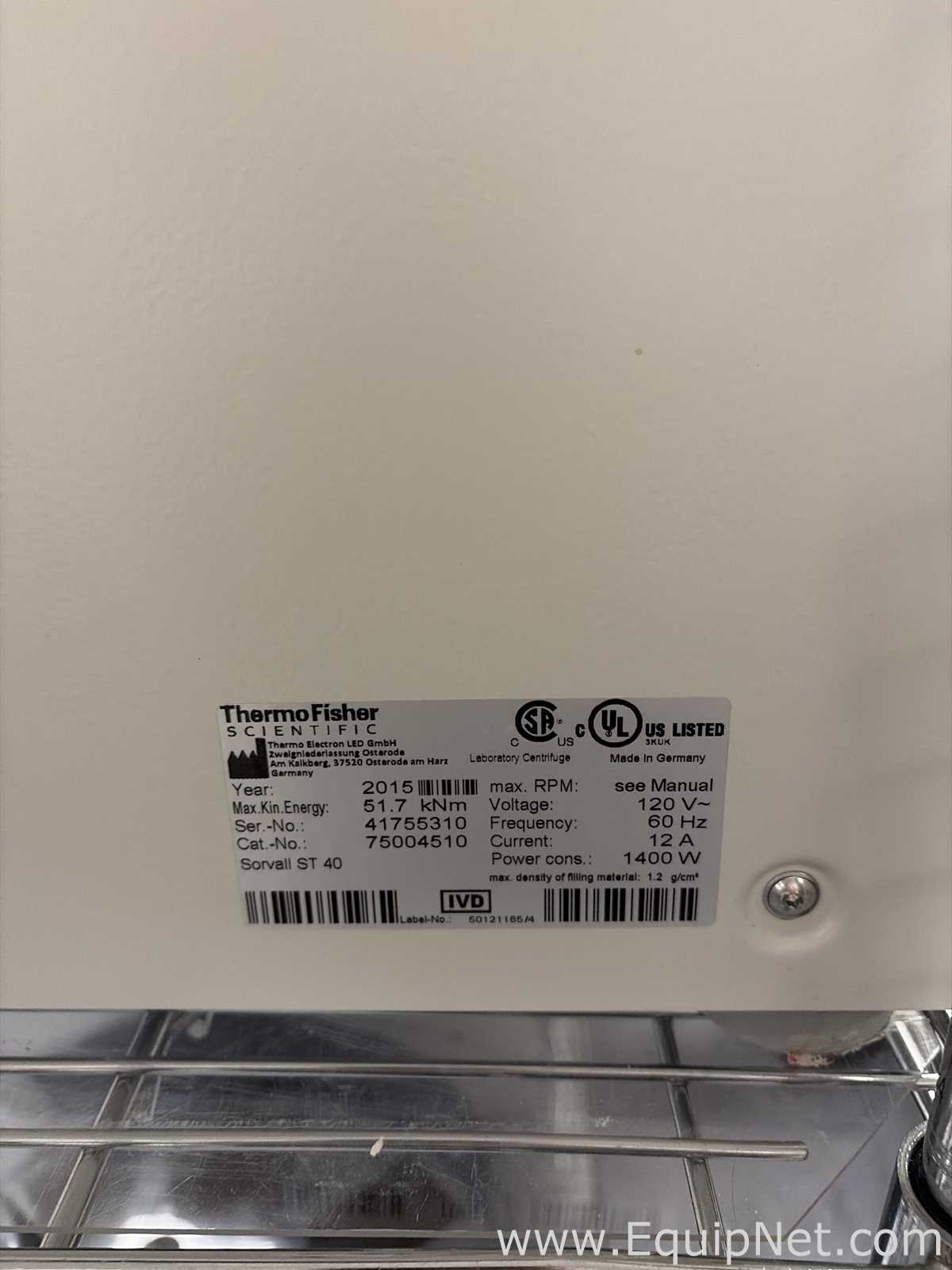 Centrífuga para Laboratórios Thermo Scientific Sorval ST 40