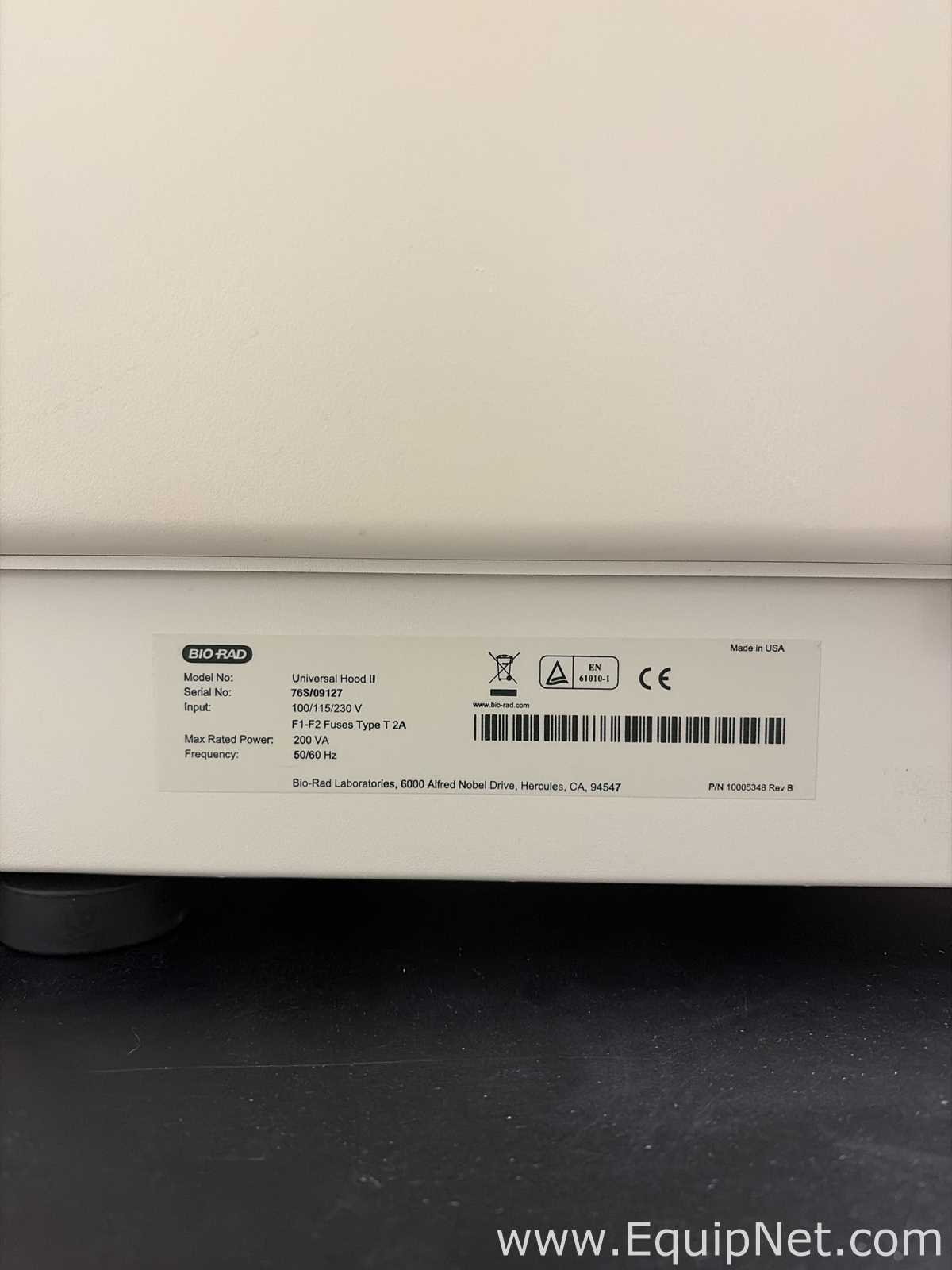 Gerador de Imagens Bio-Rad Universal Hood II