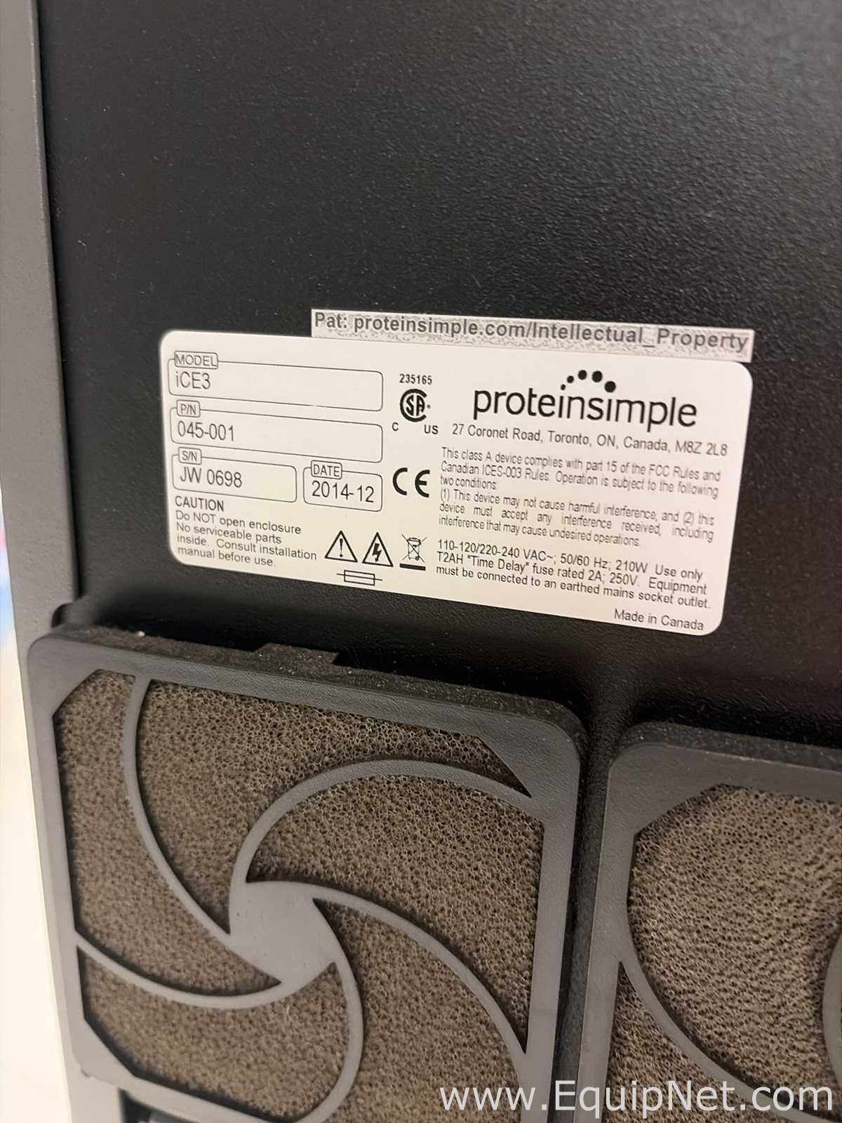 Equipamento de Eletroforese Capilar Protein Simple ICE3 and 720NV