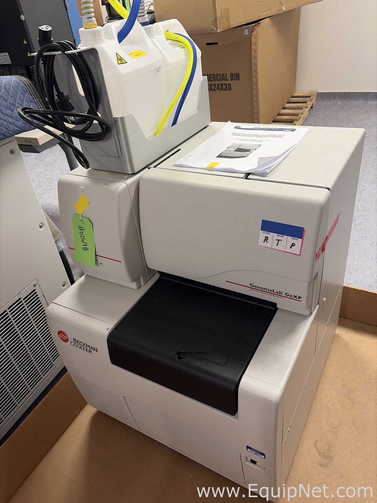 Equipamento de Eletroforese Capilar Beckman Coulter GeXP