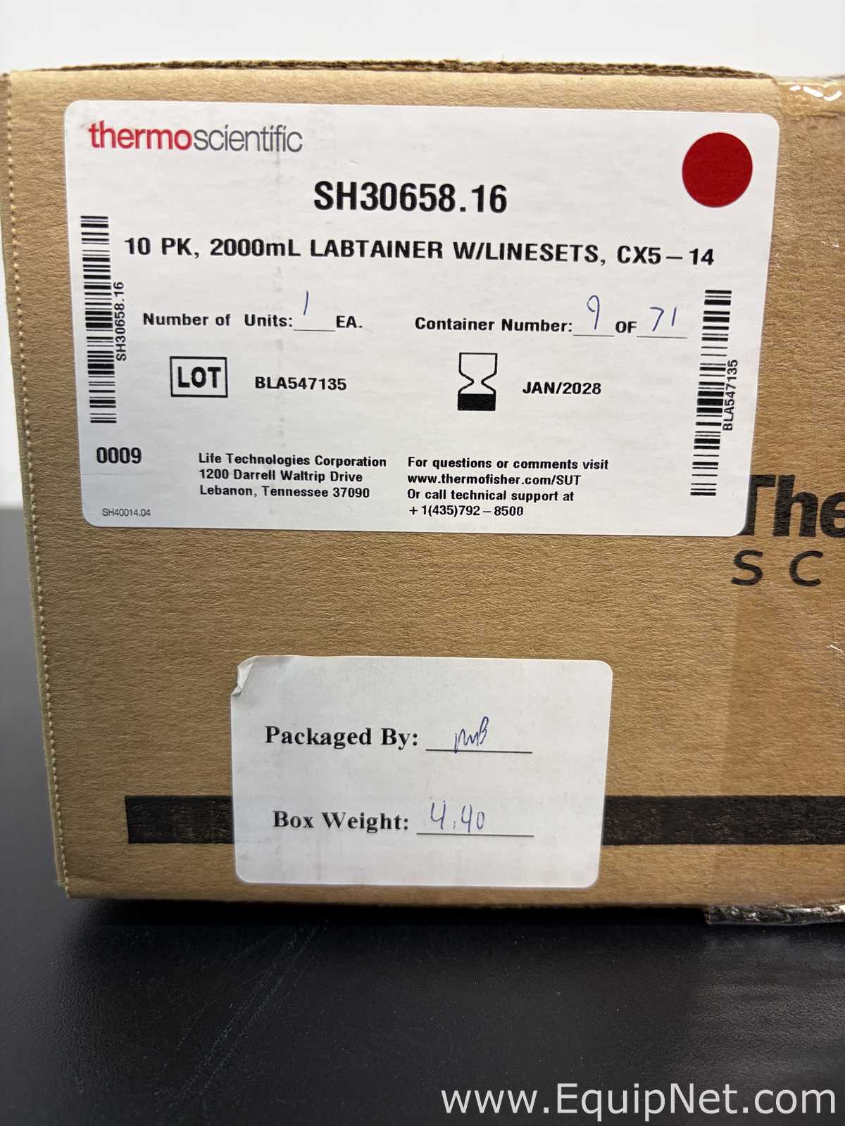 Pallet of Consumables