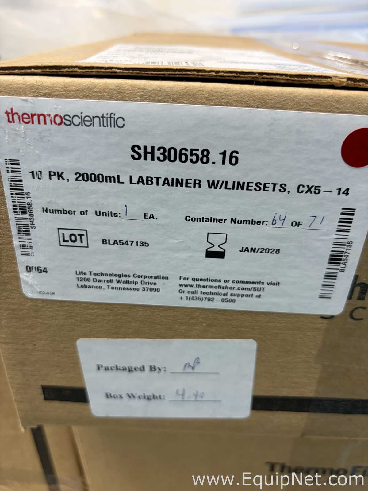 Pallet of Consumables